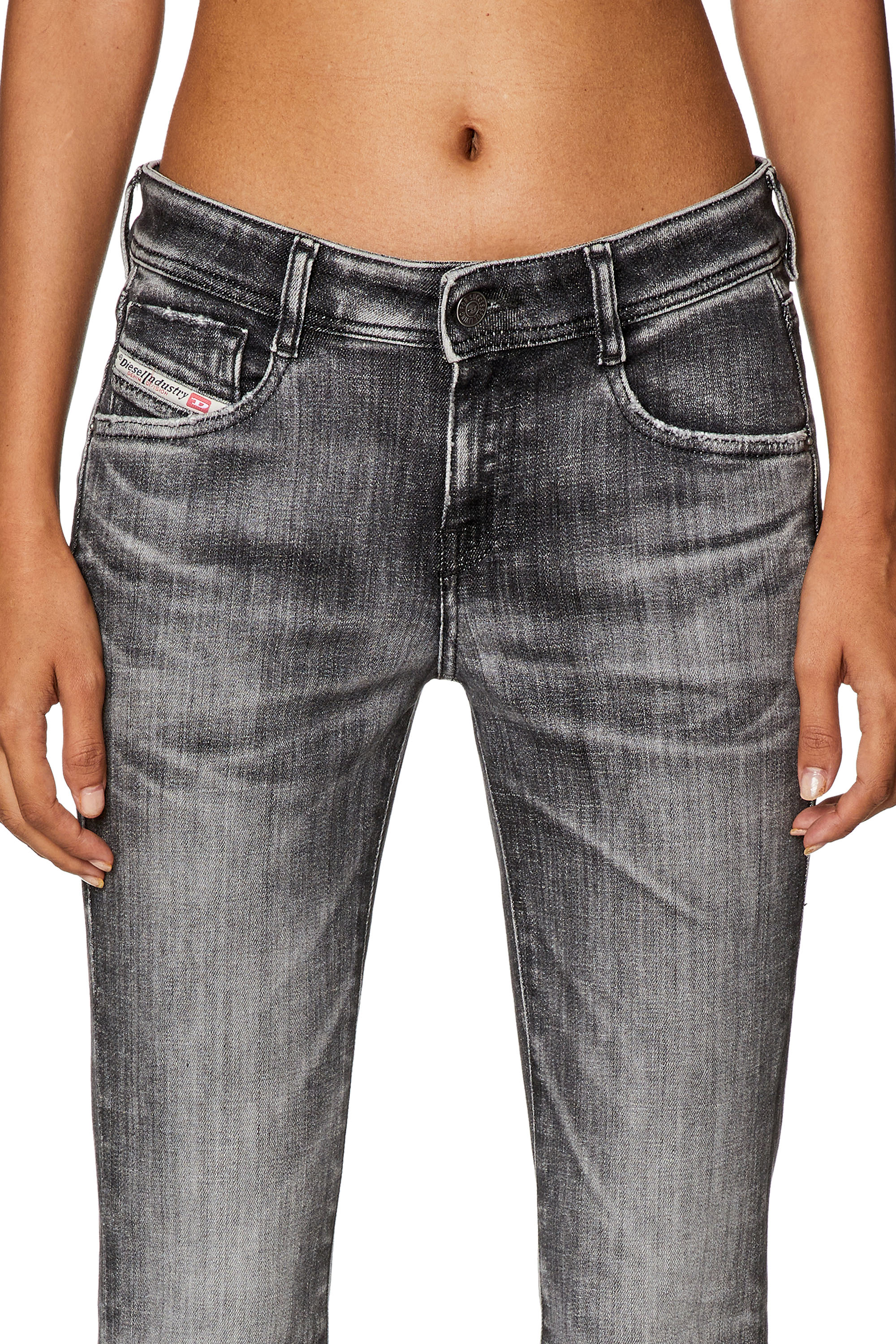Diesel - Bootcut and Flare Jeans 1969 D-Ebbey 09G38, Black/Dark grey - Image 4