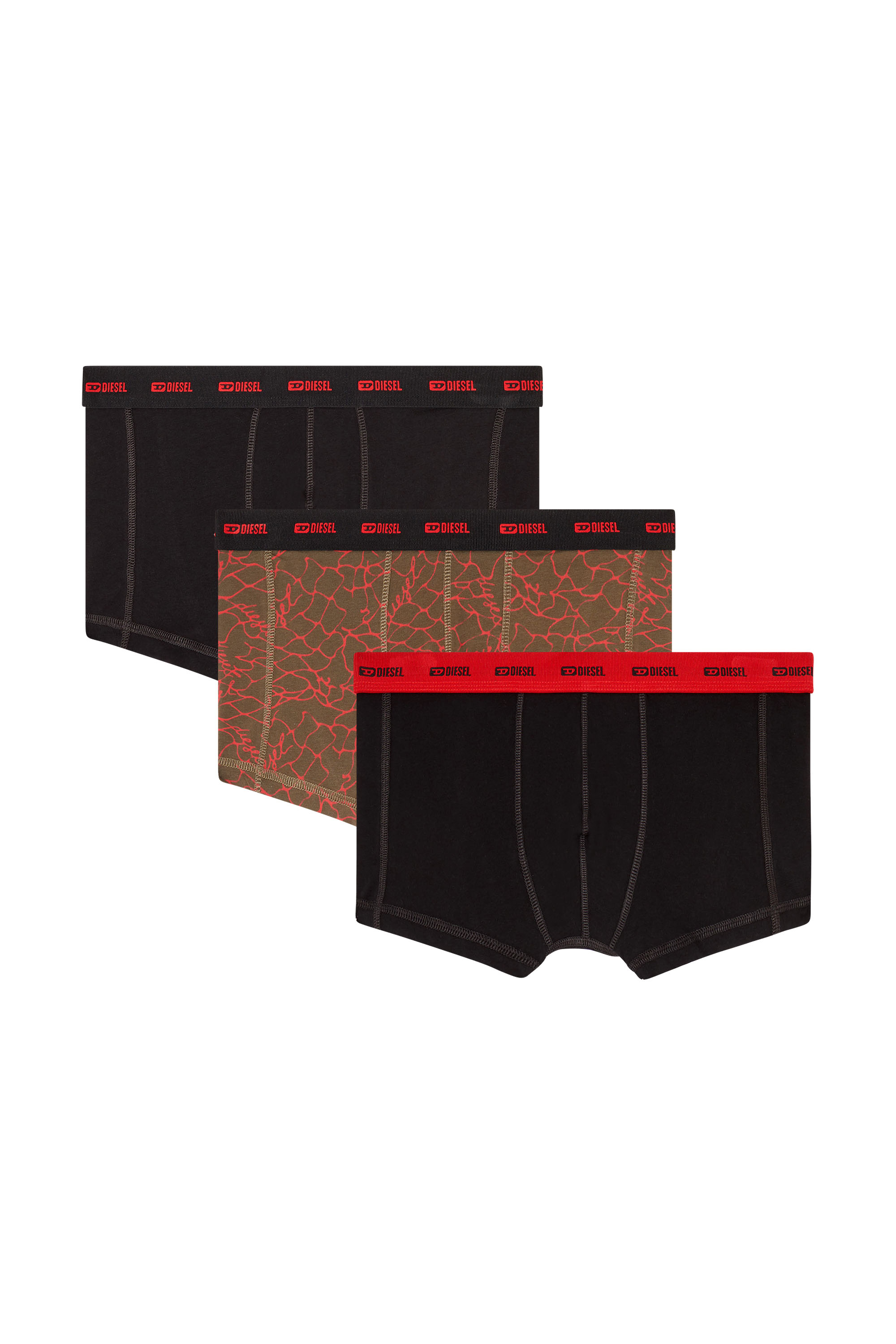 Diesel - DAMIEN-UTLT-3PACK, Man's Three-pack of trunks with graphic motif in Multicolor - 1