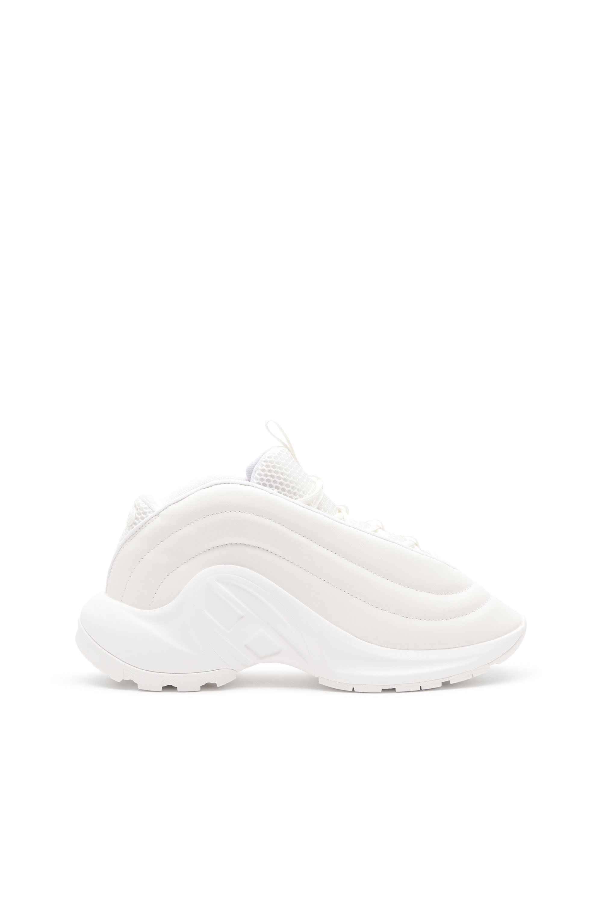 S-D-RUNNER X, White Diesel - S-D-RUNNER X, Unisex's S-D-Runner X-Slip-on sneakers with matte Oval D instep in White - 1