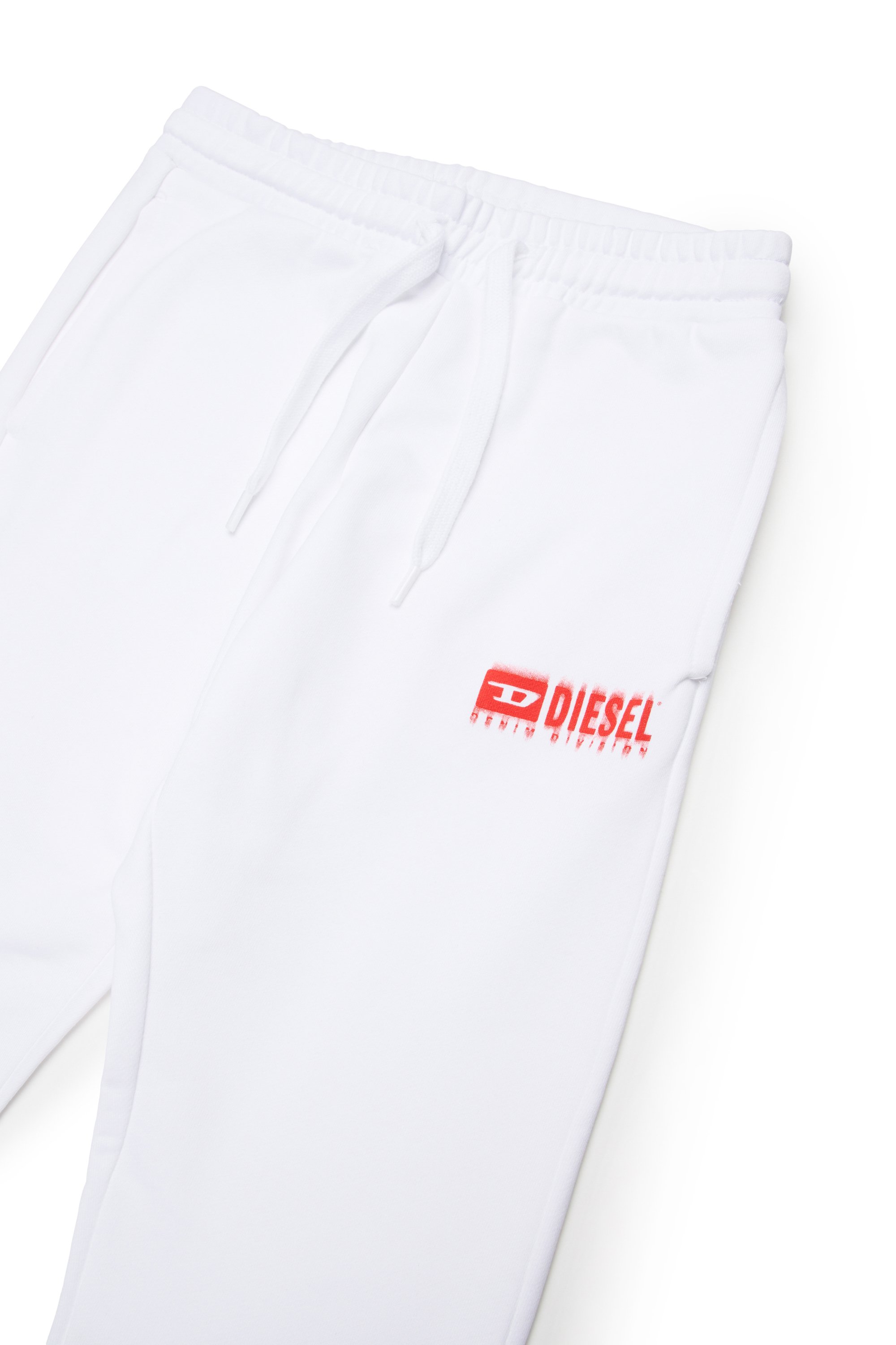 Diesel - PBASEL, Man's Sweatpants with dégradé logo in White - 3