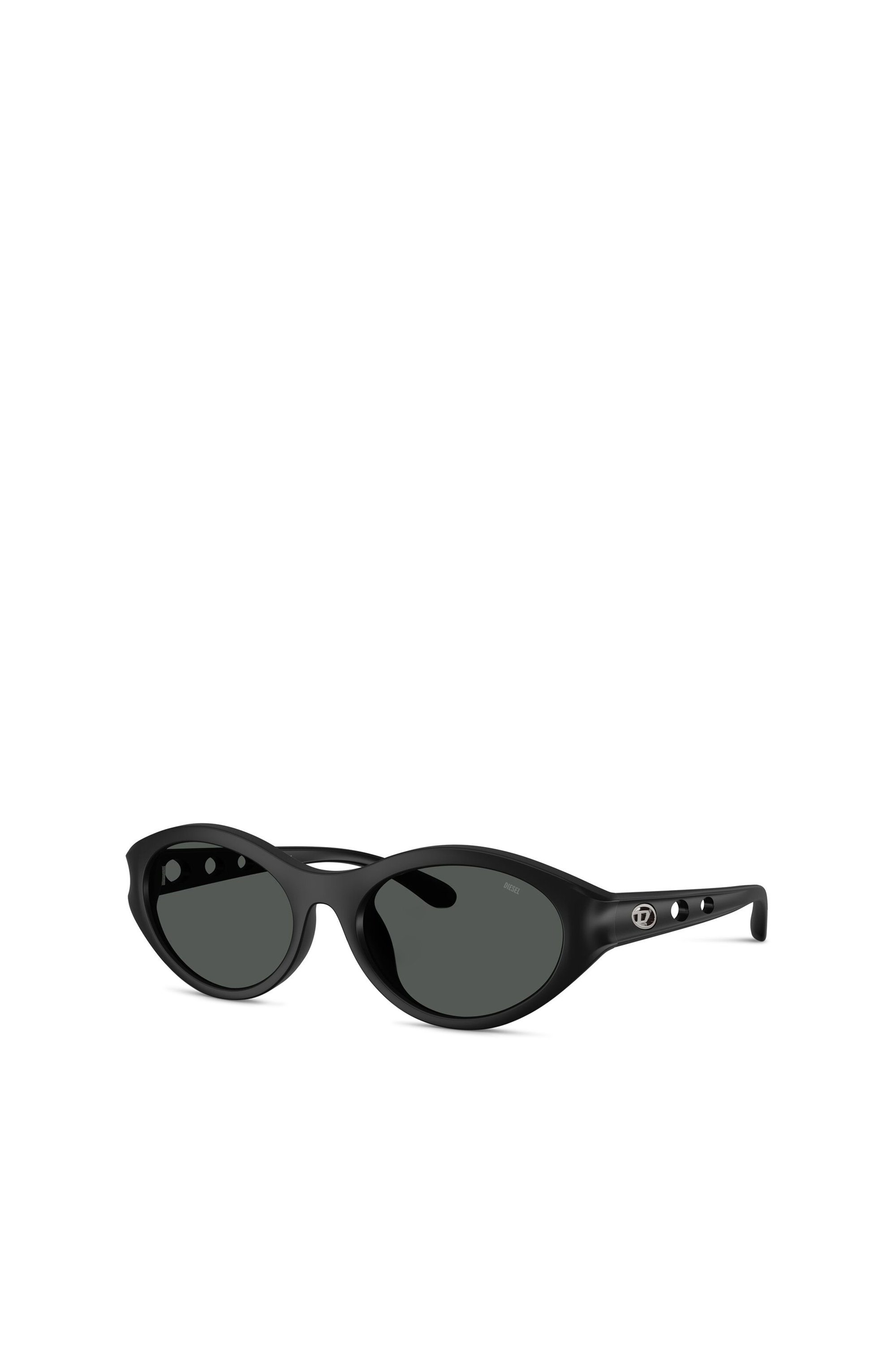 Diesel - 0DL3005U, Unisex's Oval sunglasses in Black - 4