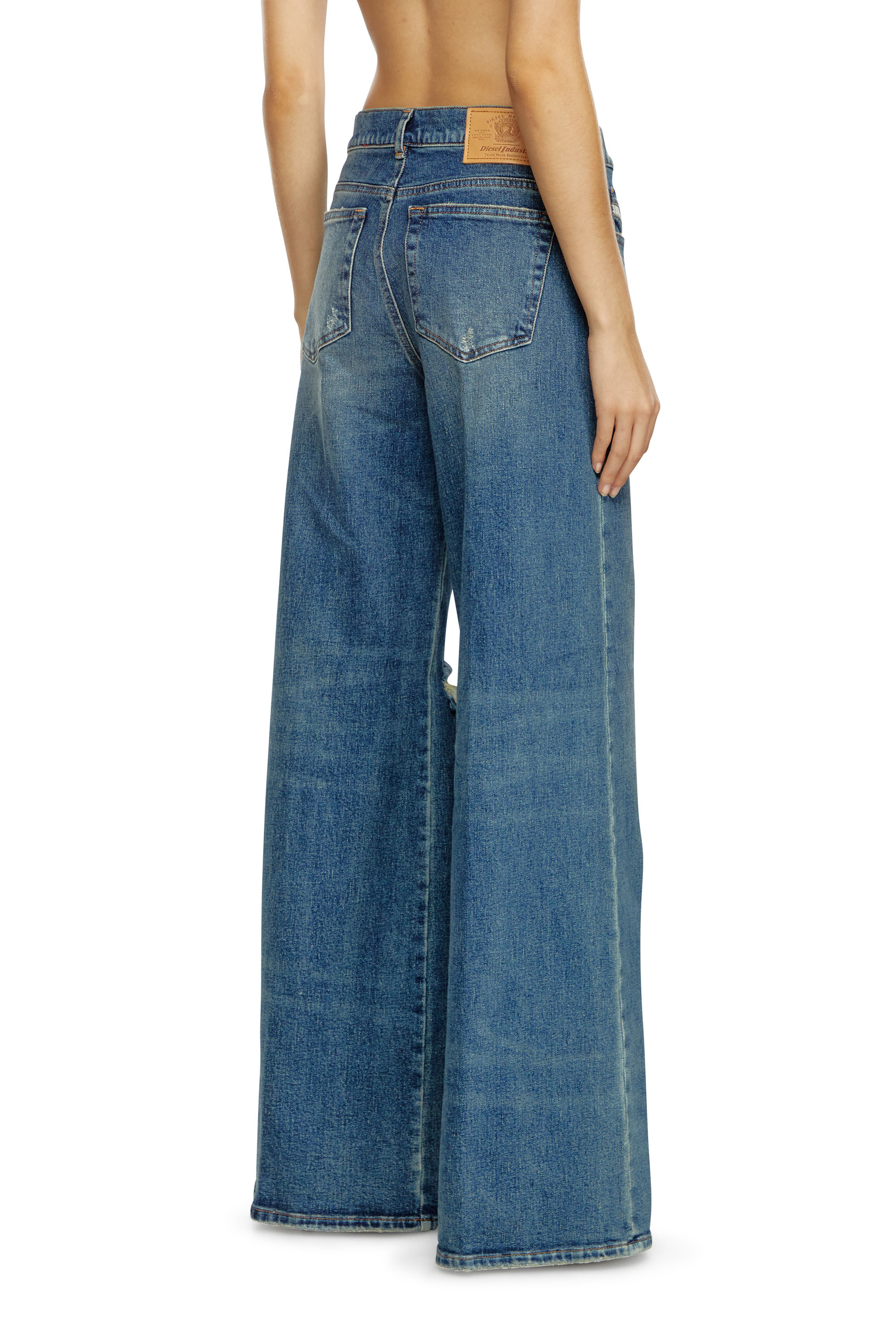 Diesel - Woman Bootcut and Flare Jeans 1978 D-Akemi 007M5, Medium blue - Image 4