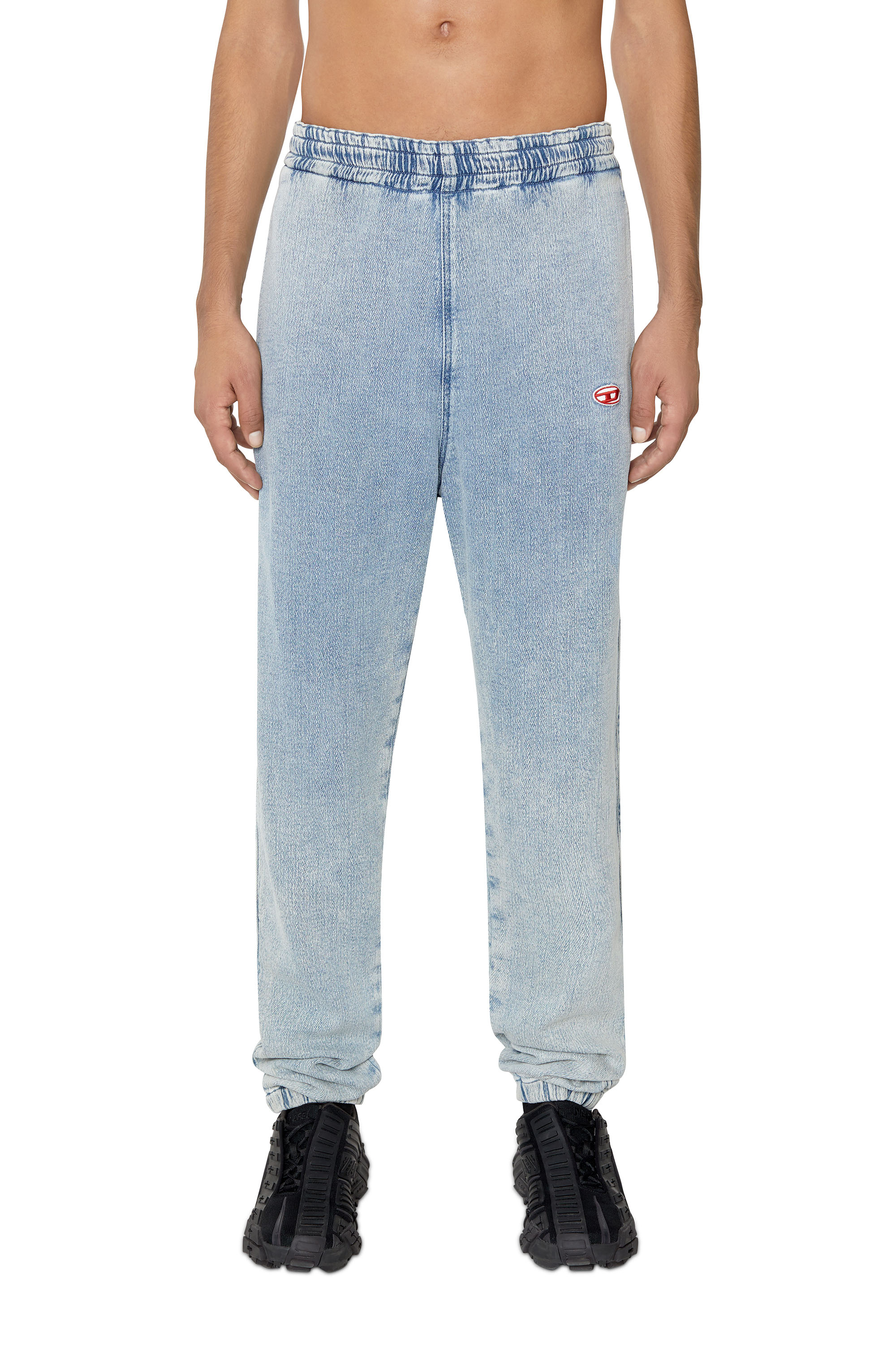 Diesel - Tapered D-Lab Track Denim 09D01, Light Blue - Image 2