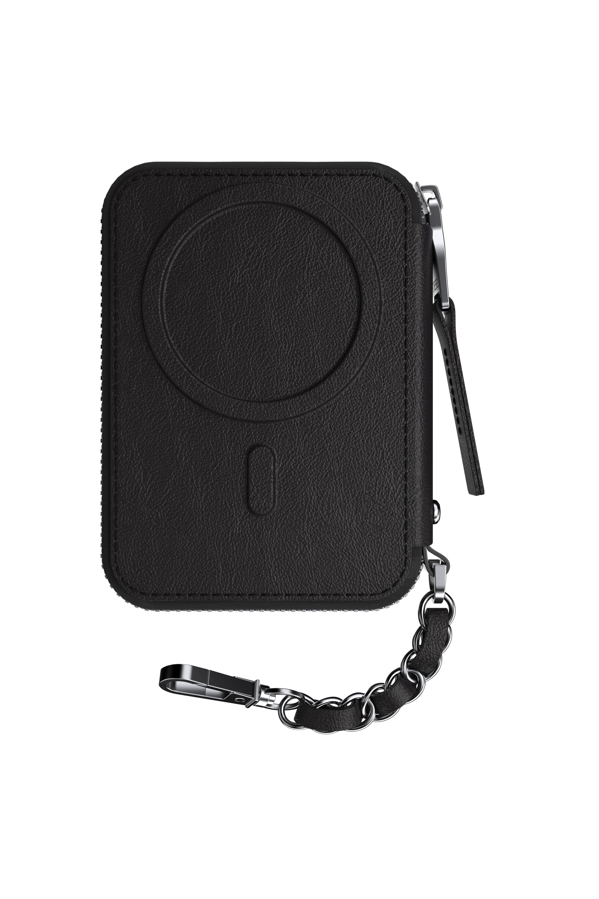 Diesel - 60667 UNIVERSAL POUCH, Unisex's Oval D MagSafe pouch in Black - 2