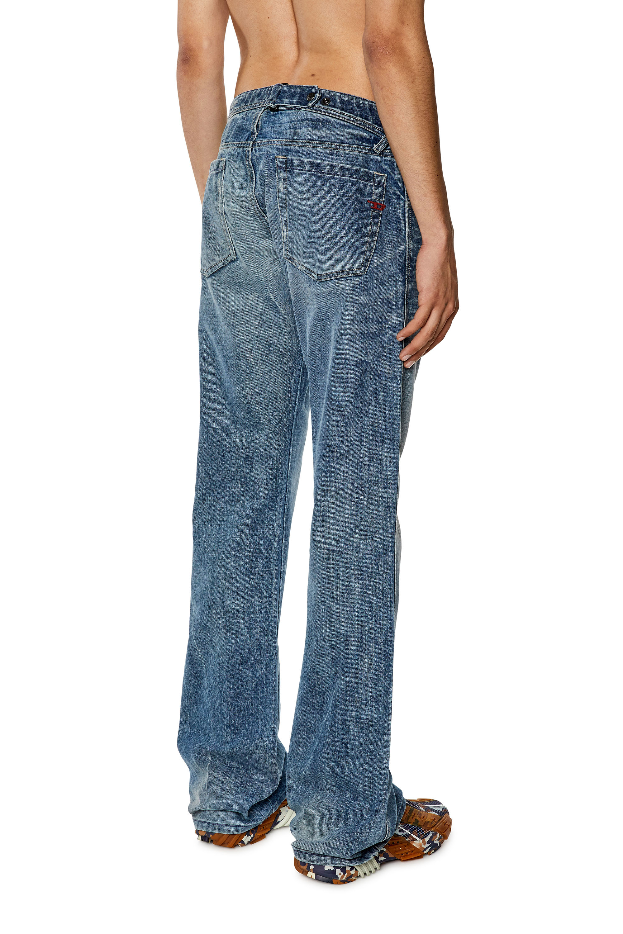 Diesel - Bootcut Jeans D-Backler 09I01, Medium blue - Image 3