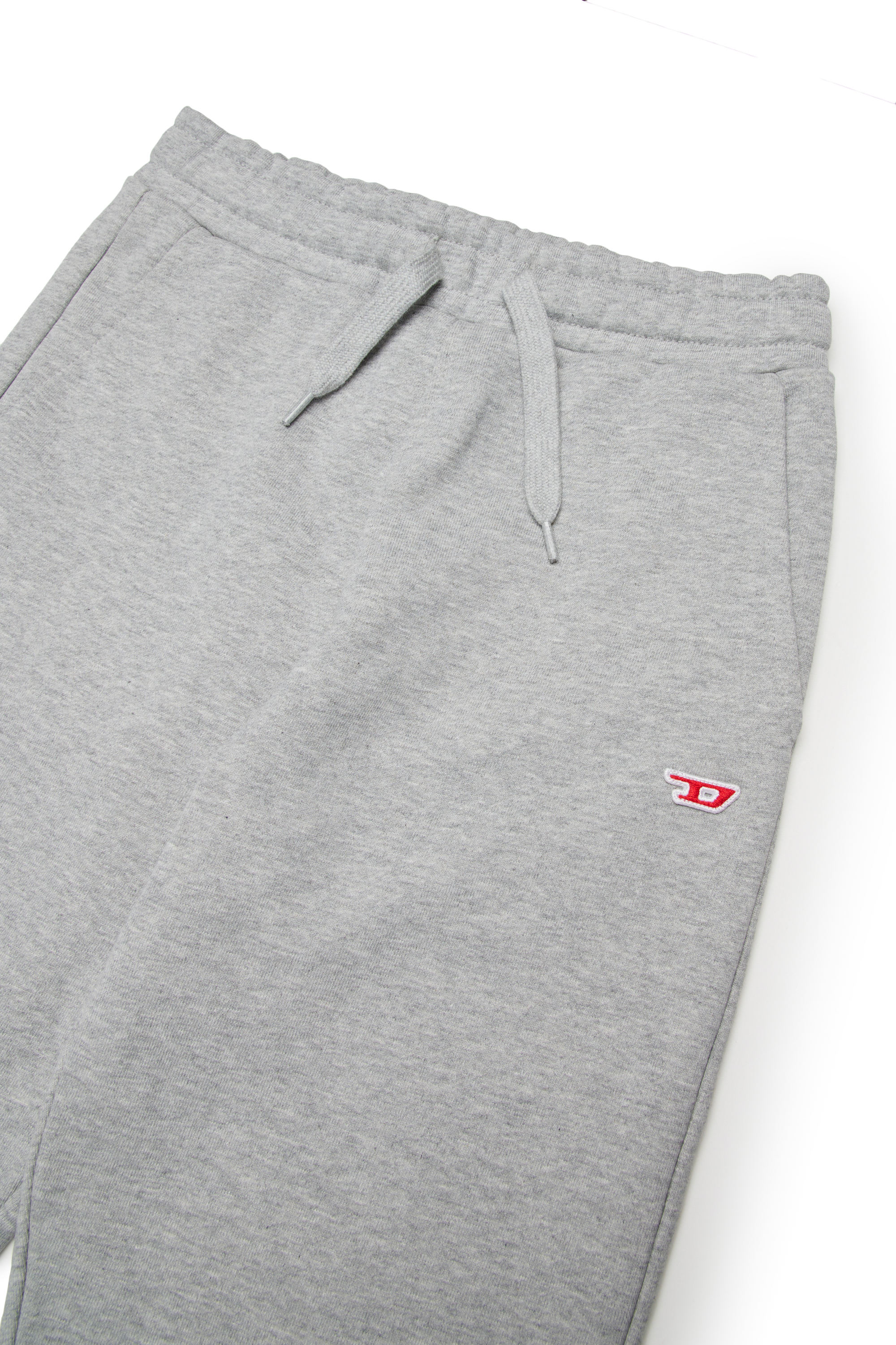 Diesel - PGINND, Unisex's Sweatpants with D logo patch in Grey - 3