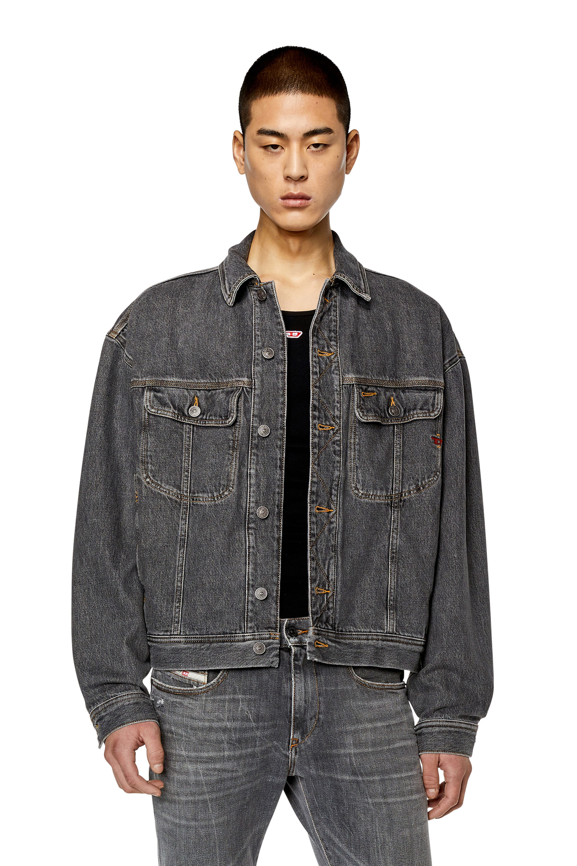 Diesel - D-LILLO, Black/Dark grey - Image 1