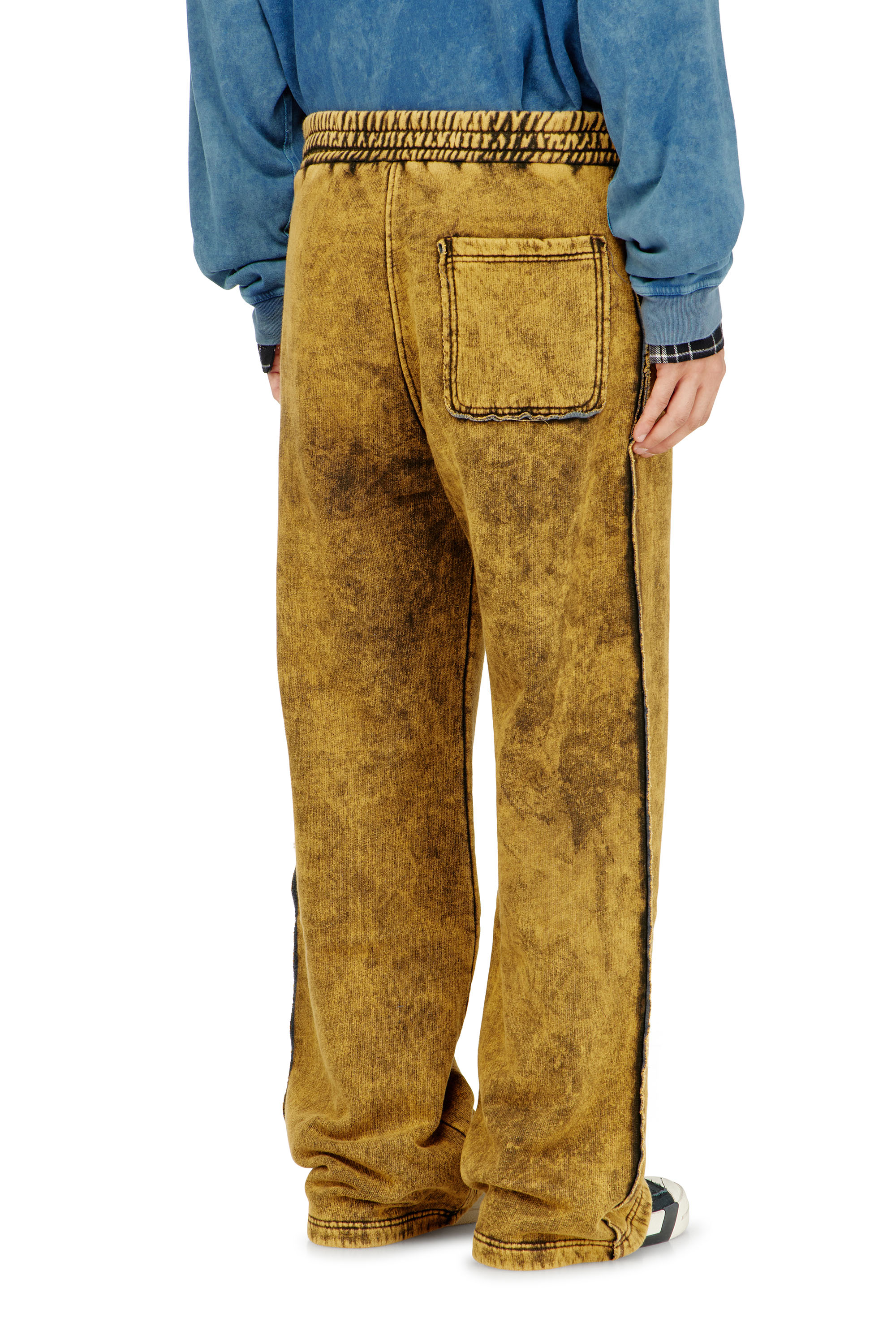 Diesel - P-MARTAINS-RAW, Man's Acid-wash sweatpants with raw edges in null - 3