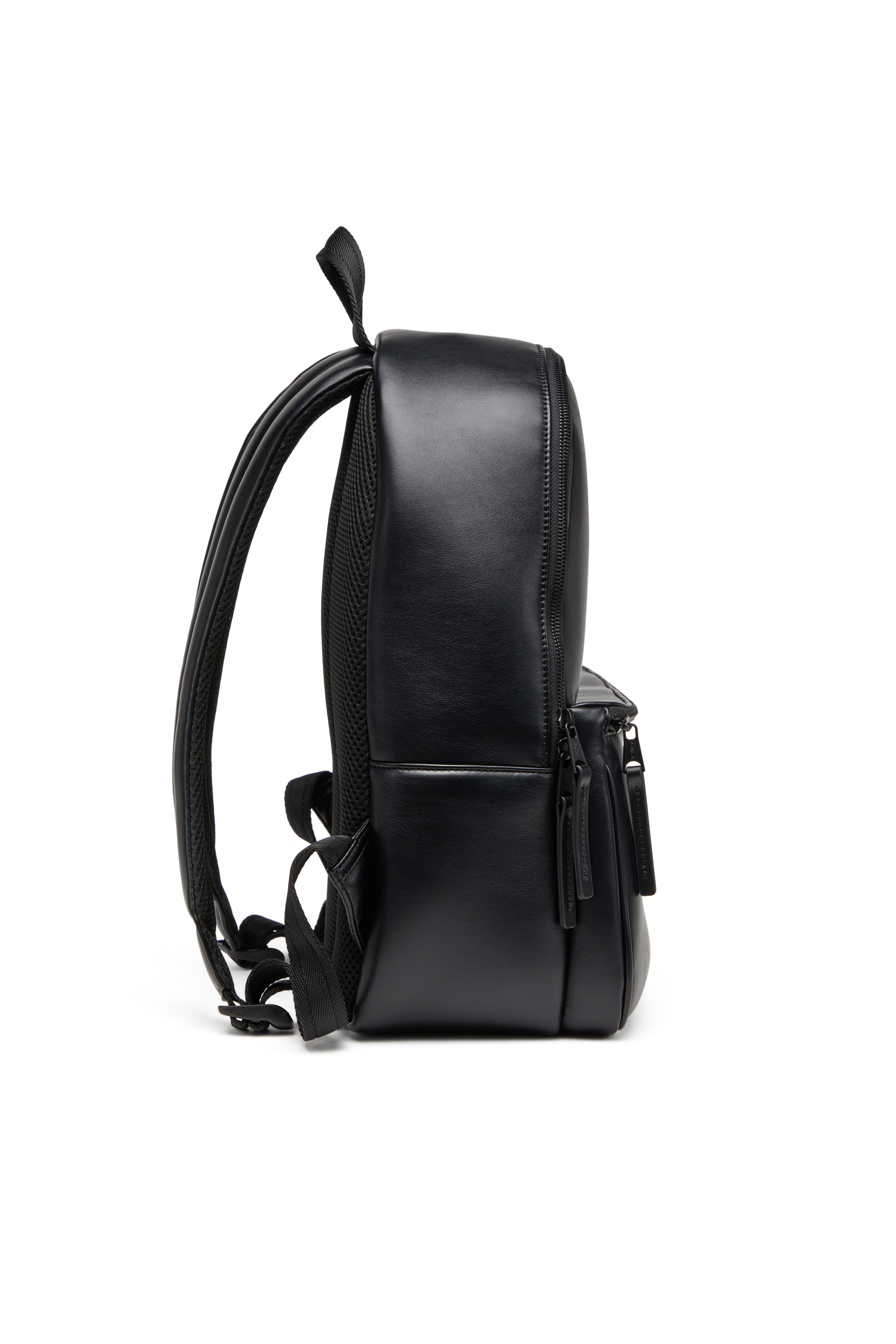 Diesel - HOLI-D BACKPACK M, Unisex's Backpack in neoprene and PU in Black - 3