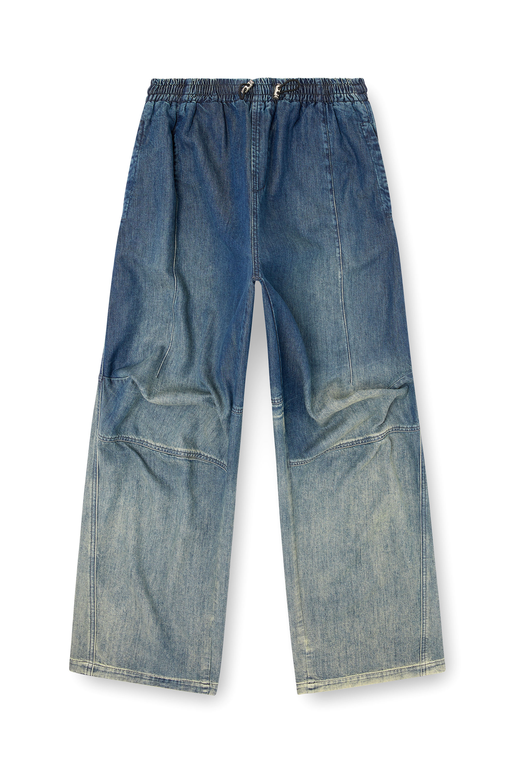 Diesel - Man's Relaxed Jeans D-Pari 068TC, Dark Blue - 3