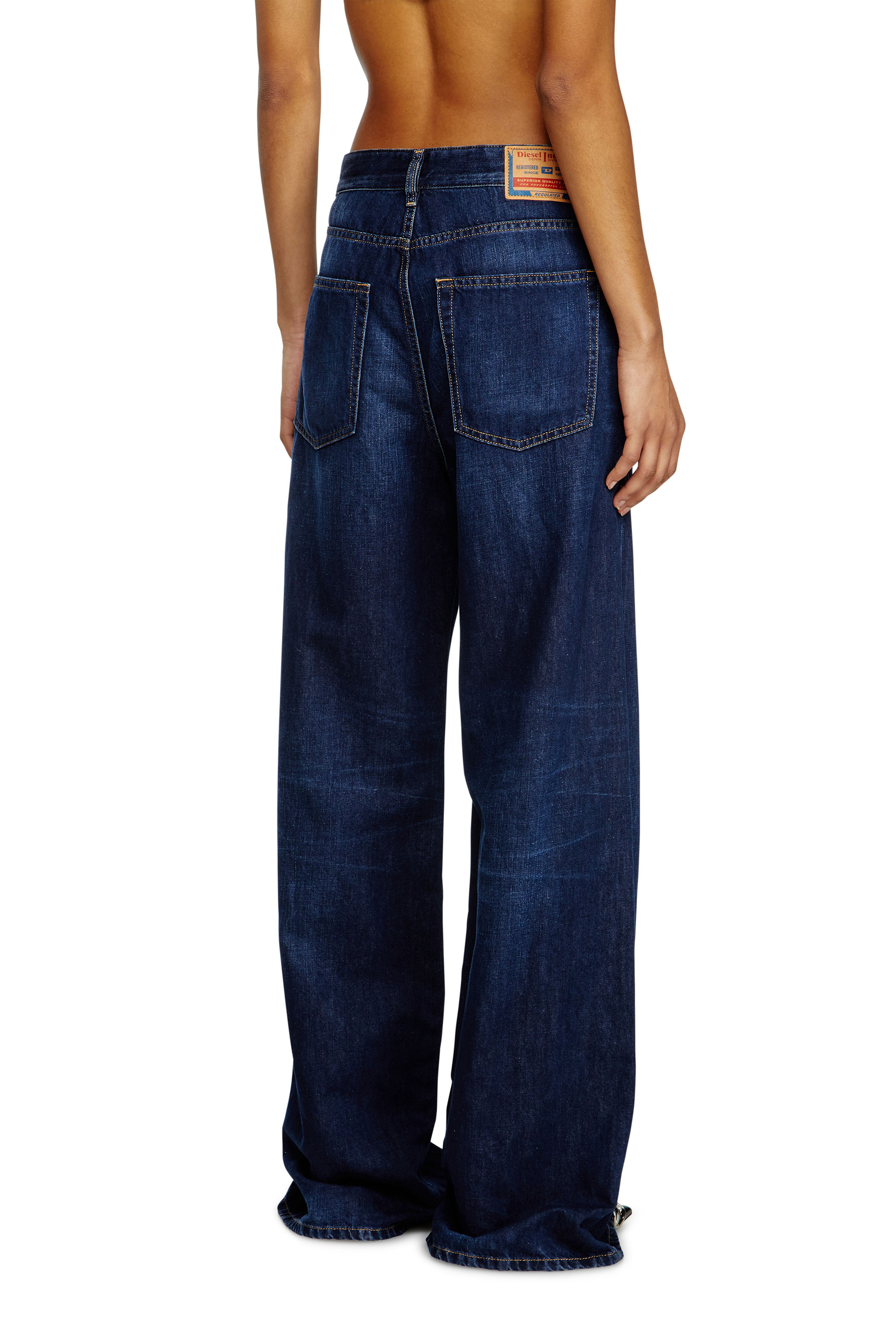 Diesel - Woman's Relaxed Jeans 1996 D-Sire 068RA, Dark Blue - 4