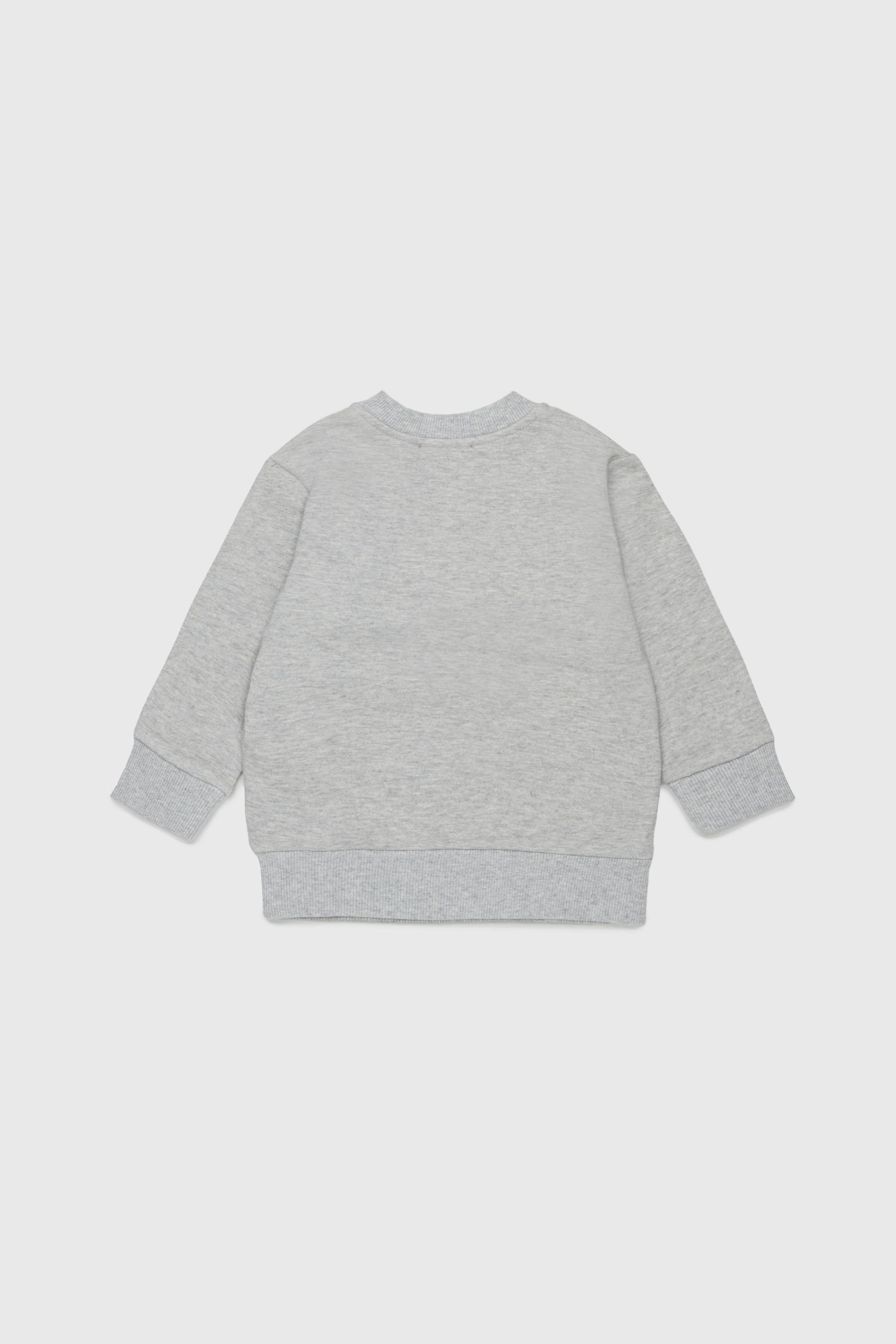 Diesel - SLODIMB, Man's Cotton sweatshirt with Diesel Industry print in Grey - 2