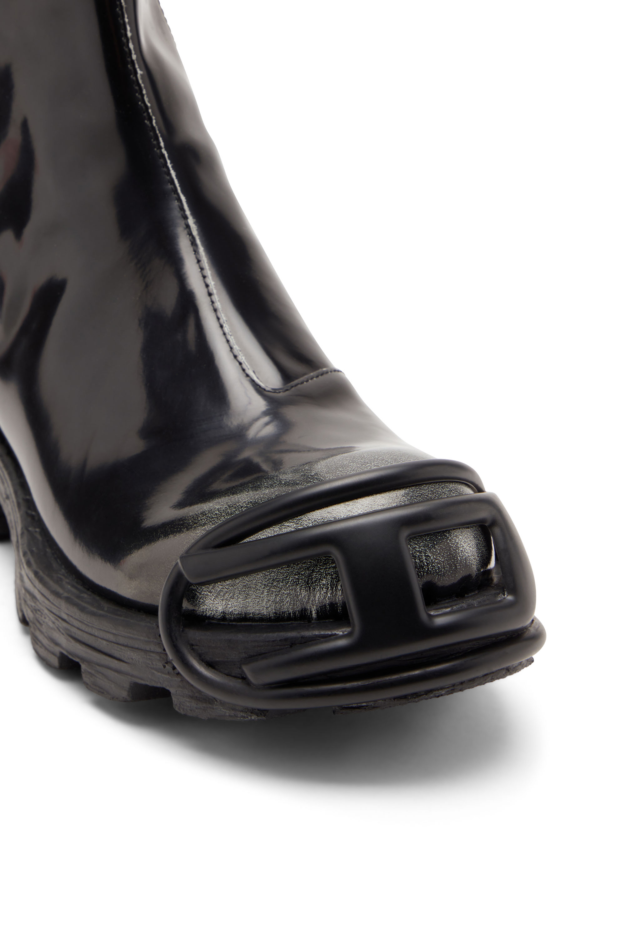 D-HAMMER BT ZIP D, Black Diesel - D-HAMMER BT ZIP D, Man's D-Hammer - Leather boots with zipper in Black - 4