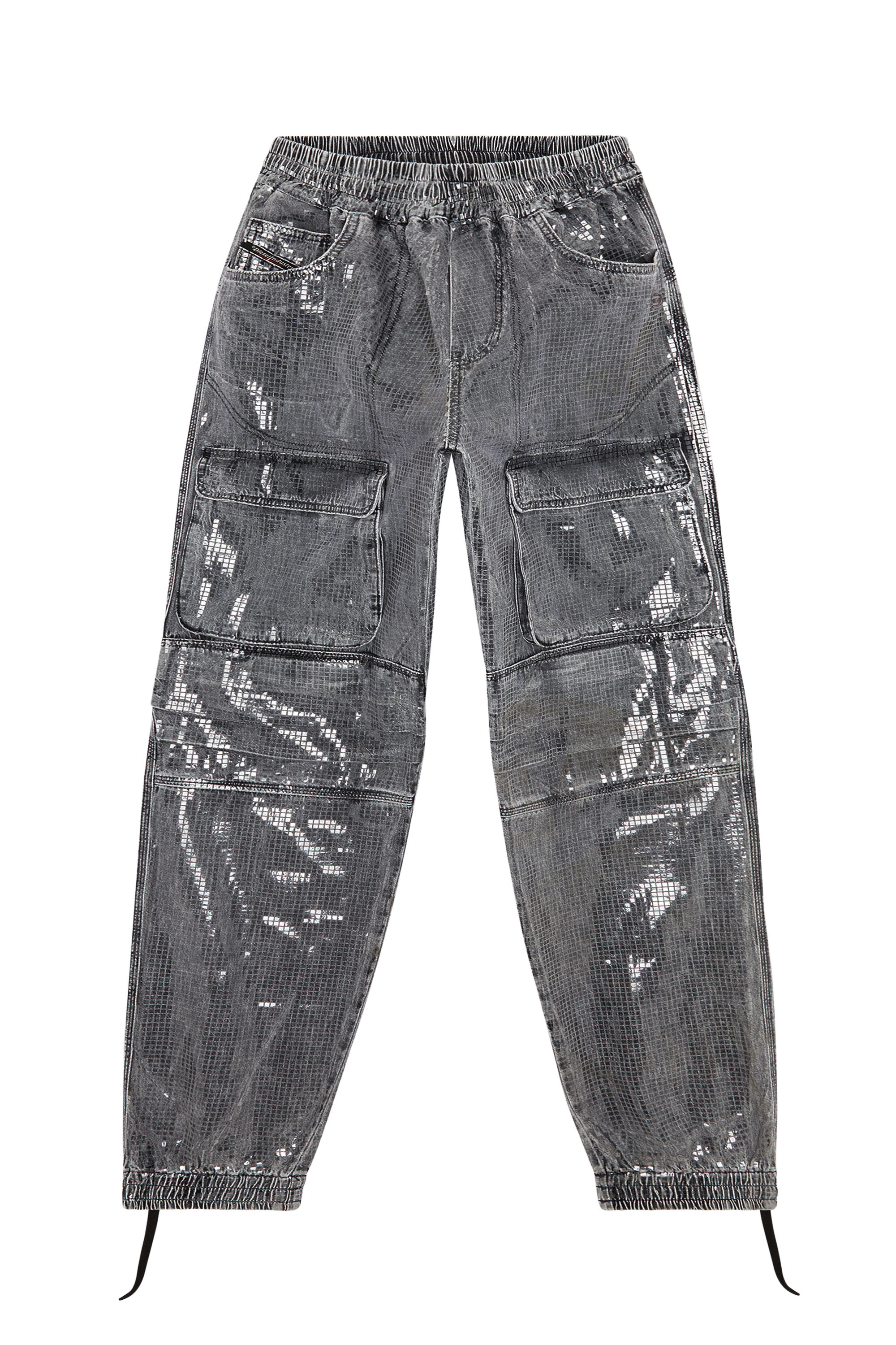 Diesel - Straight Jeans D-Mirt 0PGAC, Black/Dark grey - Image 3
