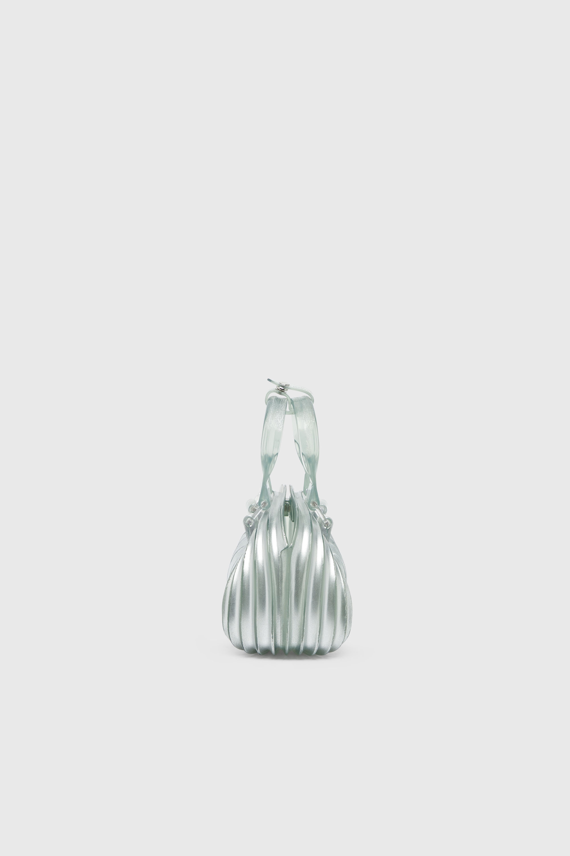 Diesel - MELISSA QUANTUM DOME, Woman's Quantum Dome - Handbag in Melflex&reg; in Silver - 5