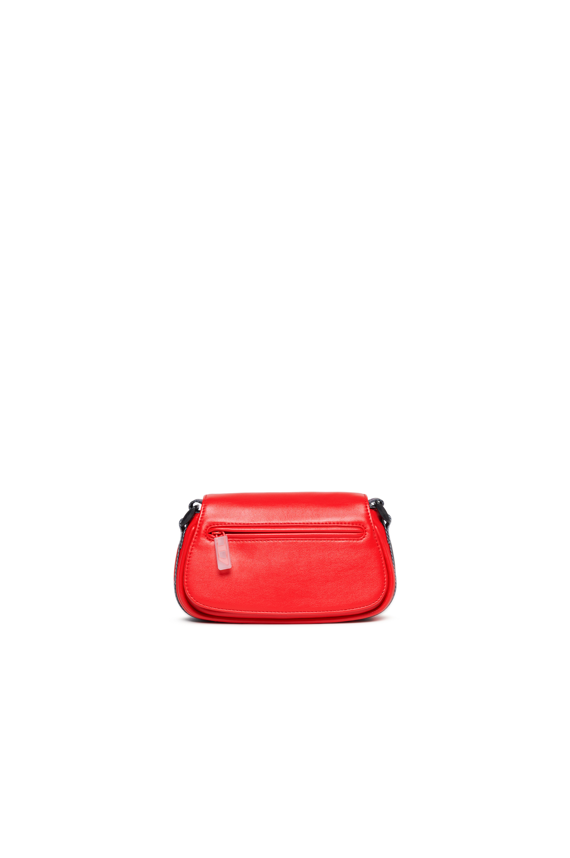 Diesel - CROSSBODY, Woman's Crossbody bag with logo strap in Red - 1