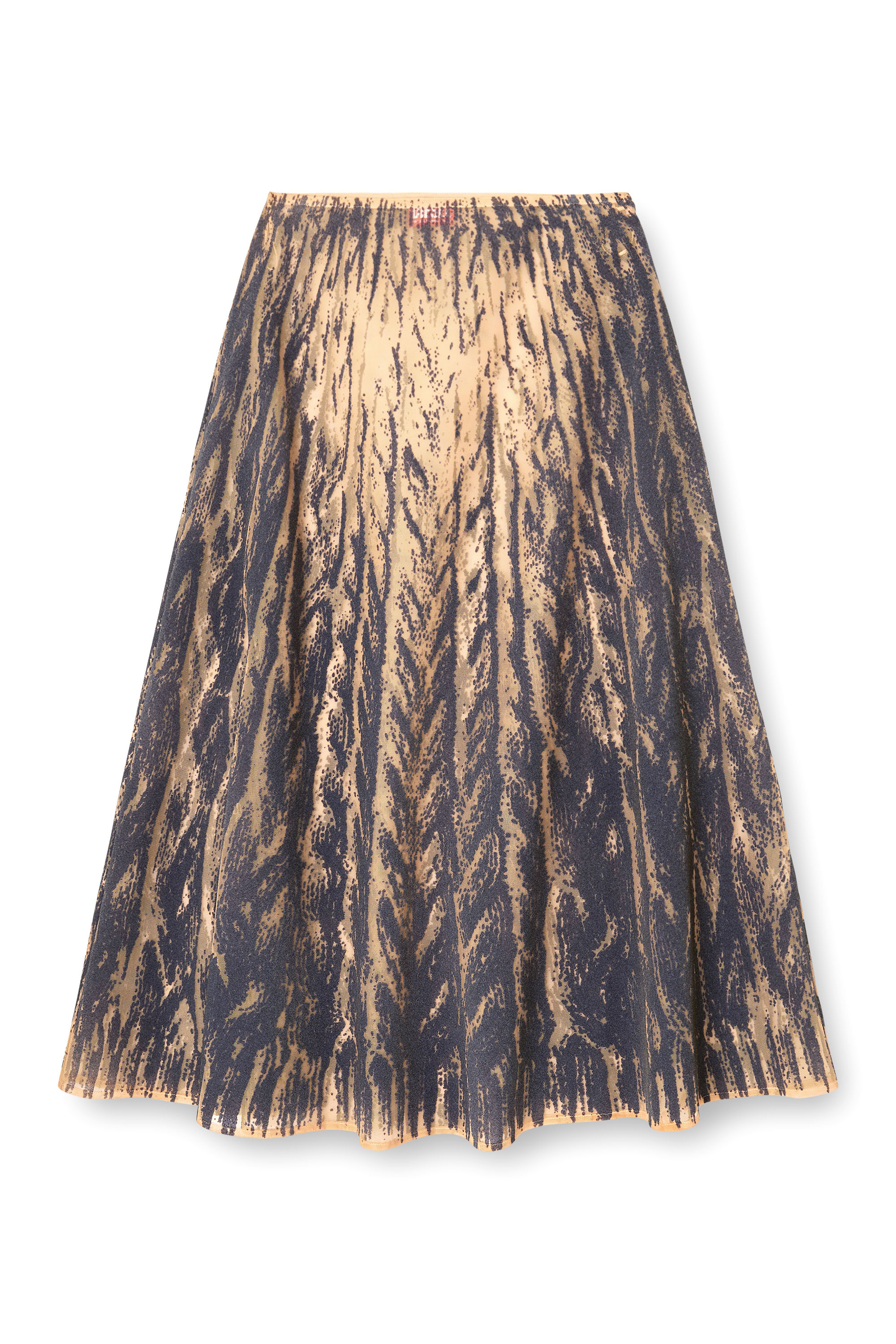 O-RIUNDA, Grey Diesel - O-RIUNDA, Woman's Sheer skirt in rigid printed tulle in Grey - 2