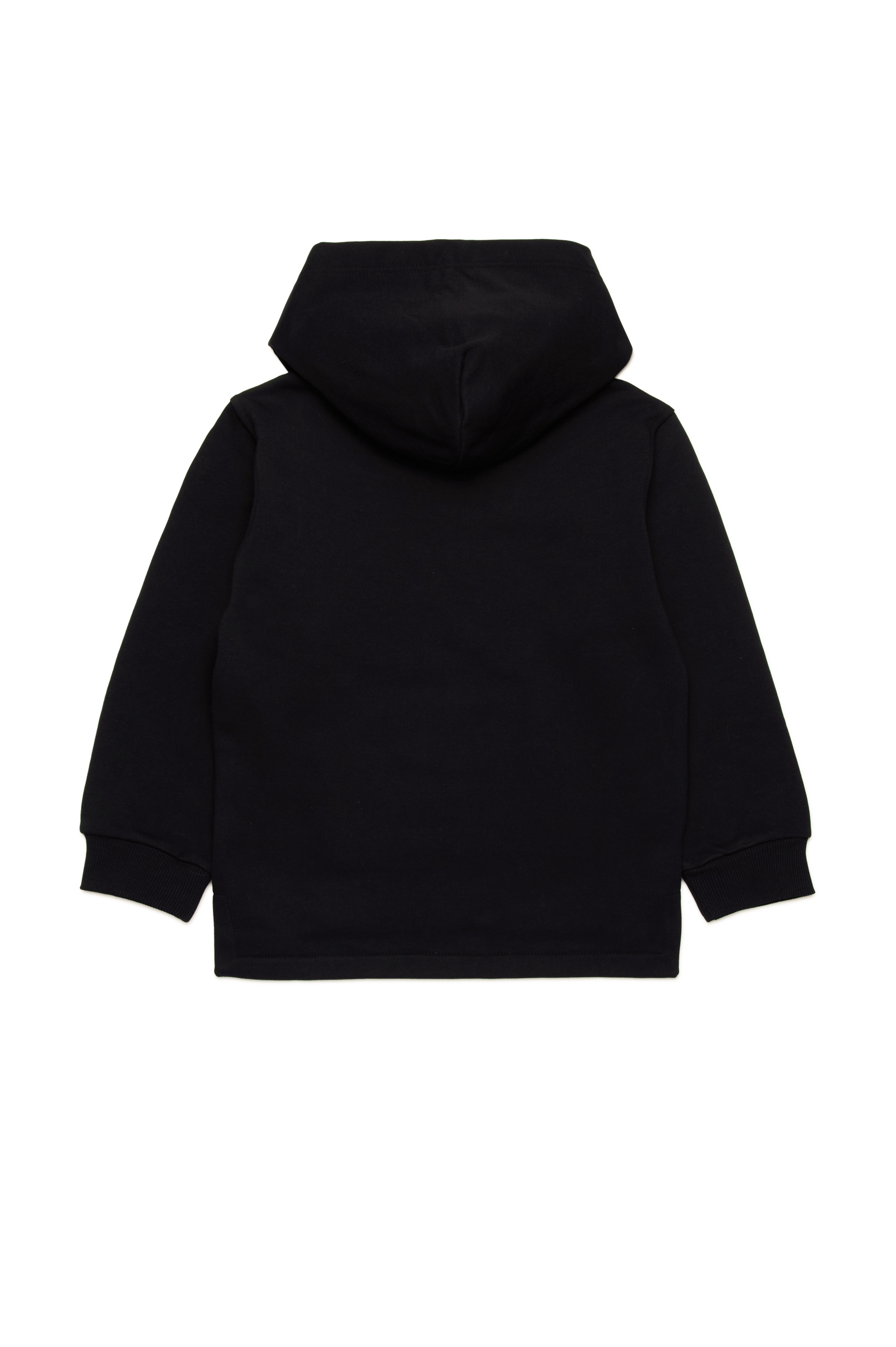 Diesel - SBAXTHOOD OVER, Man's Hoodie with superimposed logos in Black - 2