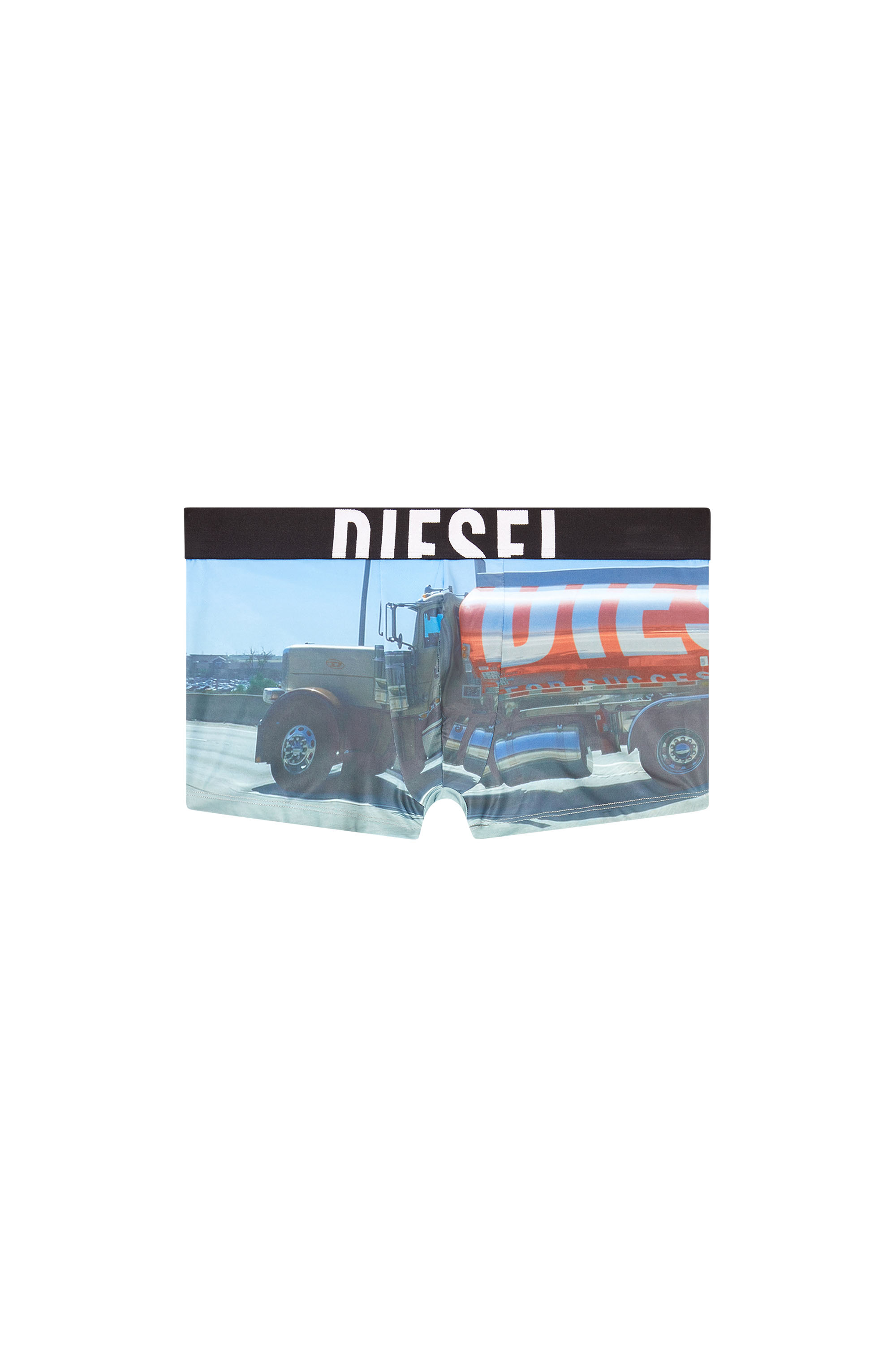 Diesel - DAMIEN-D-POP-40, Man's Boxer briefs with Pop print in Light Blue - 2