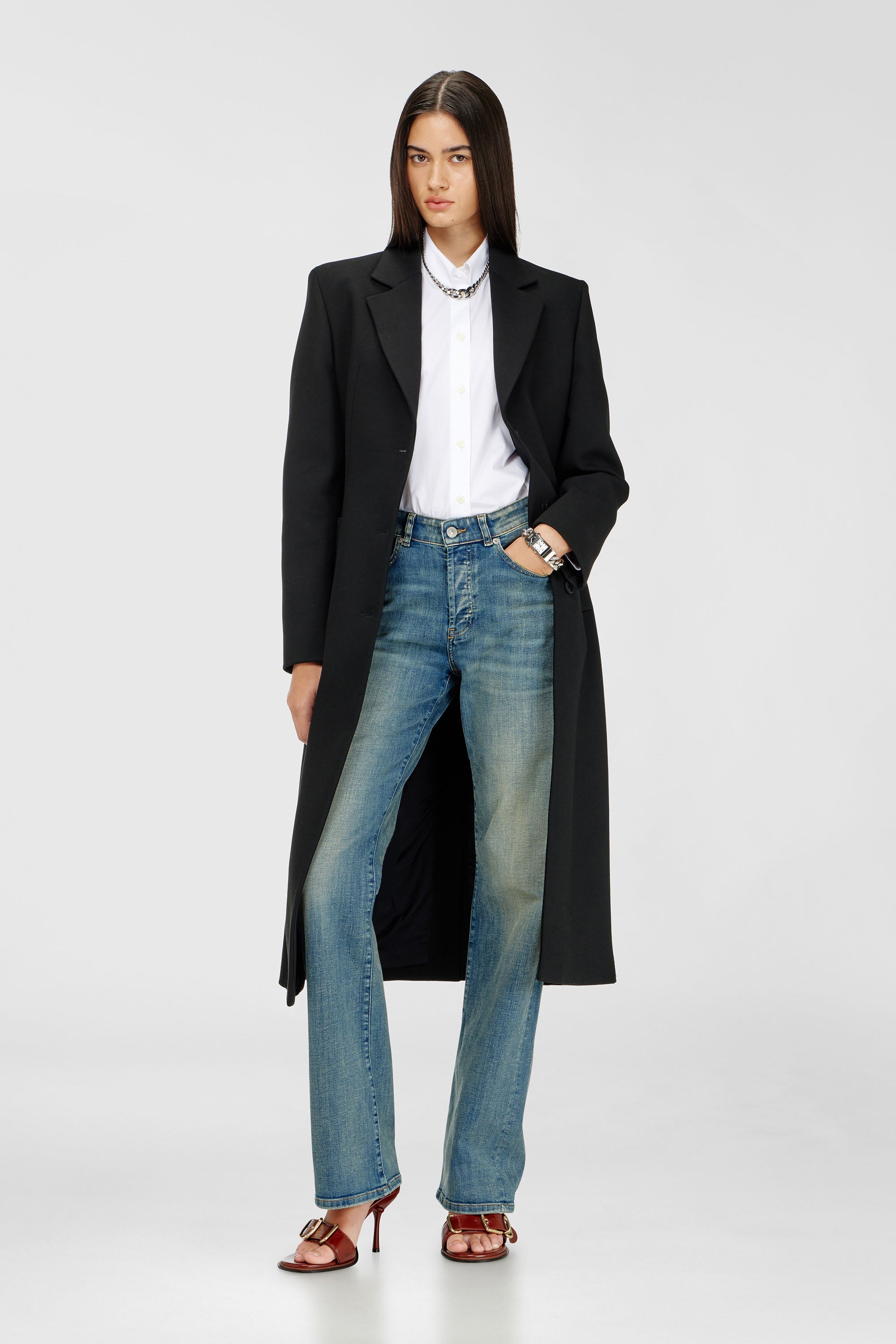 Diesel - Woman's Regular Jeans 1971 D-Sent 09N32, Medium blue - 1