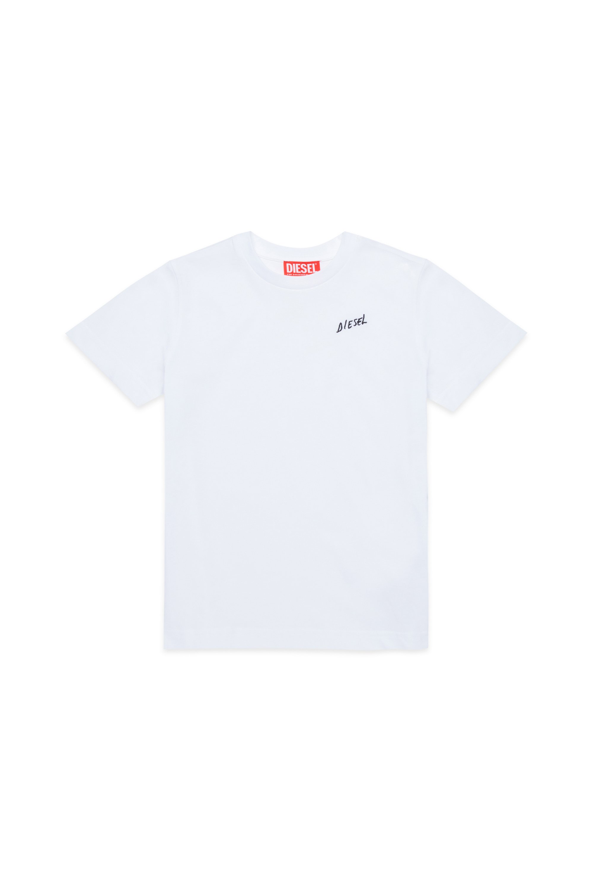 Diesel - TDIEGOSB22, Man's T-shirt in cotton in White - 1