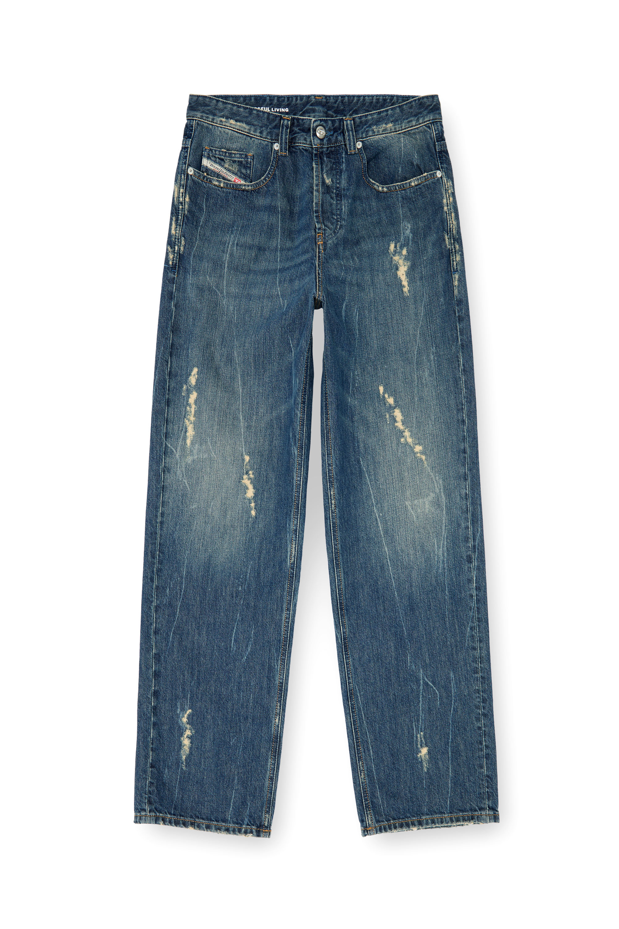 Diesel - Man's Relaxed Jeans 2001 D-Macro 09Q28, Medium blue - 3