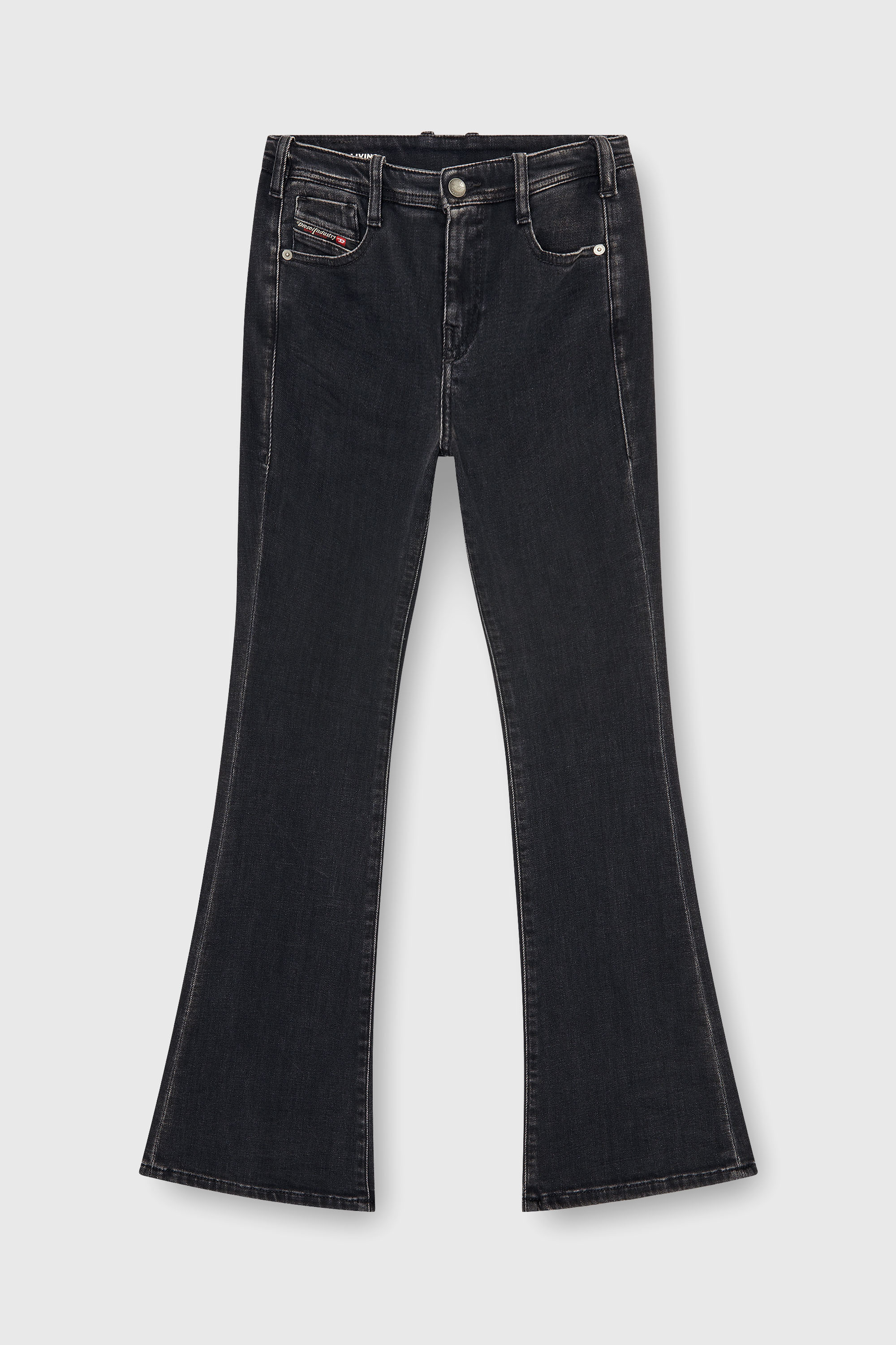 Diesel - Woman's Bootcut Jeans 1969 D-Ebbey 09P75, Black/Dark grey - 6