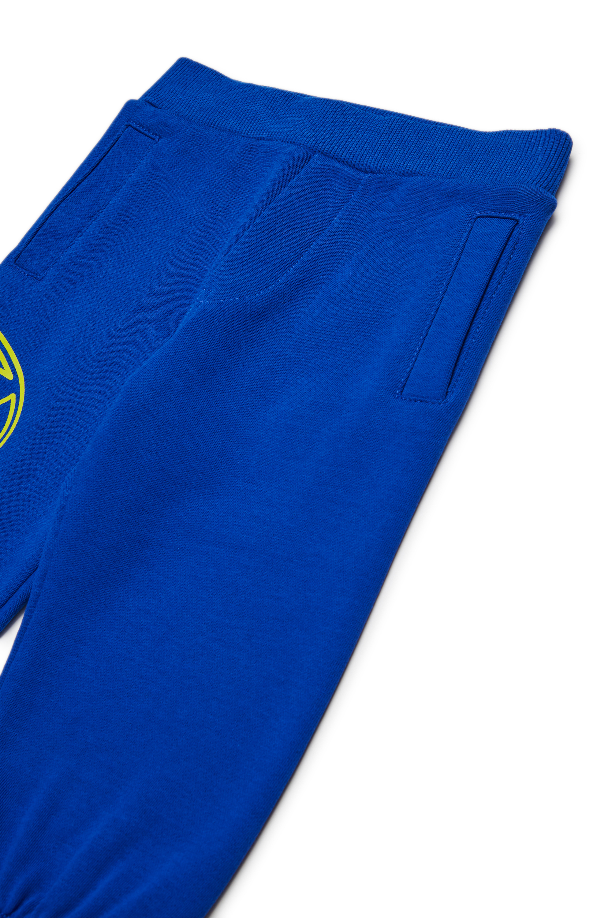 Diesel - PTIMOTYB, Unisex's Cotton pants with graphic print in Blue - 3