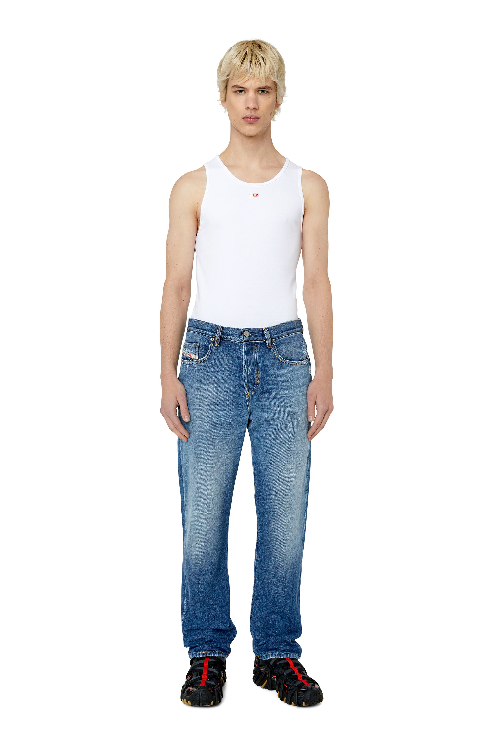 Diesel - Straight Jeans 2020 D-Viker E9C03, Medium blue - Image 1