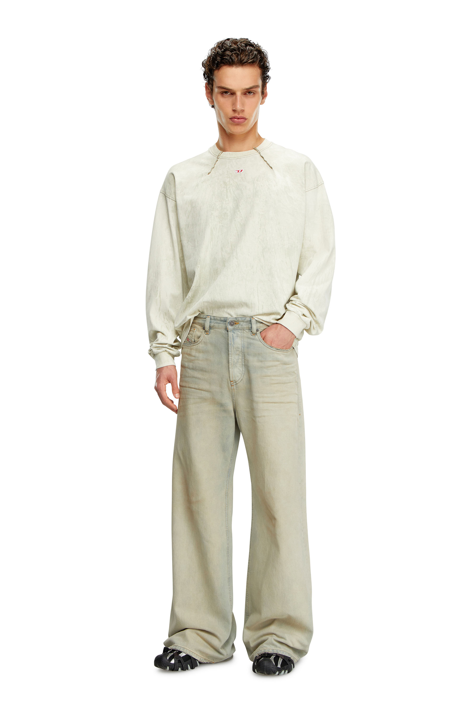 Diesel - Woman's Relaxed Jeans 1996 D-Sire 09H60, Light Blue - 7