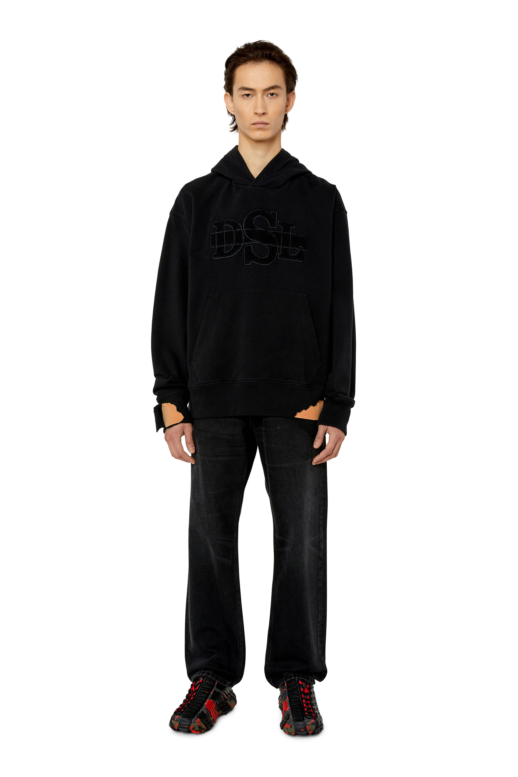 Diesel - S-MACROT-HOOD, Black - Image 2