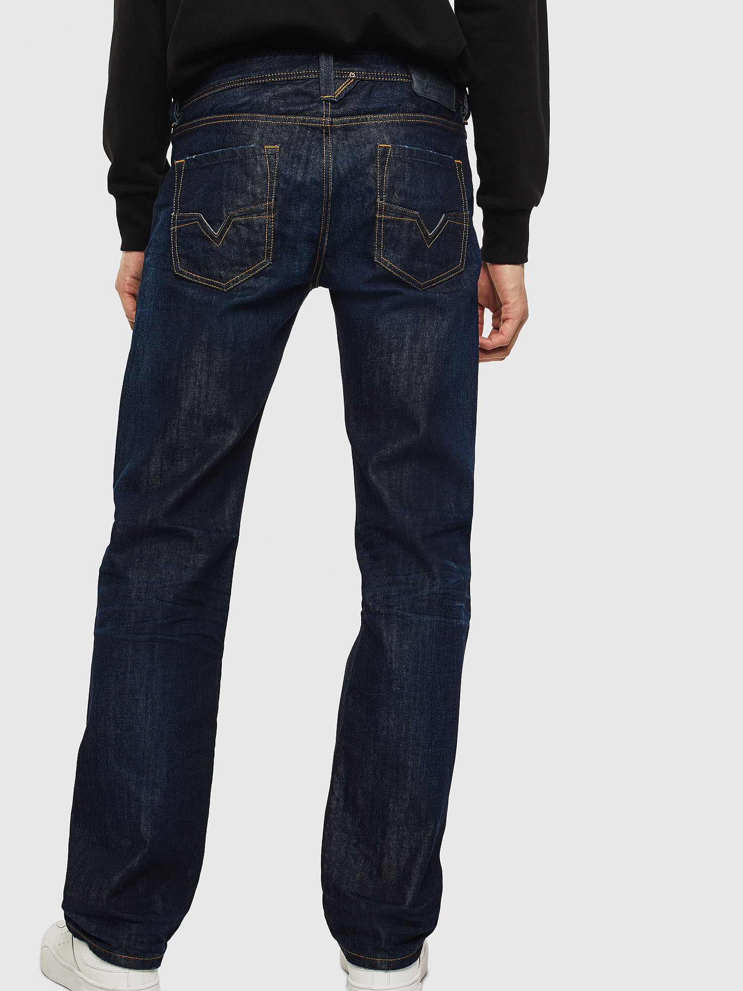 diesel - larkee 0806w, dark blue - jeans - image 2