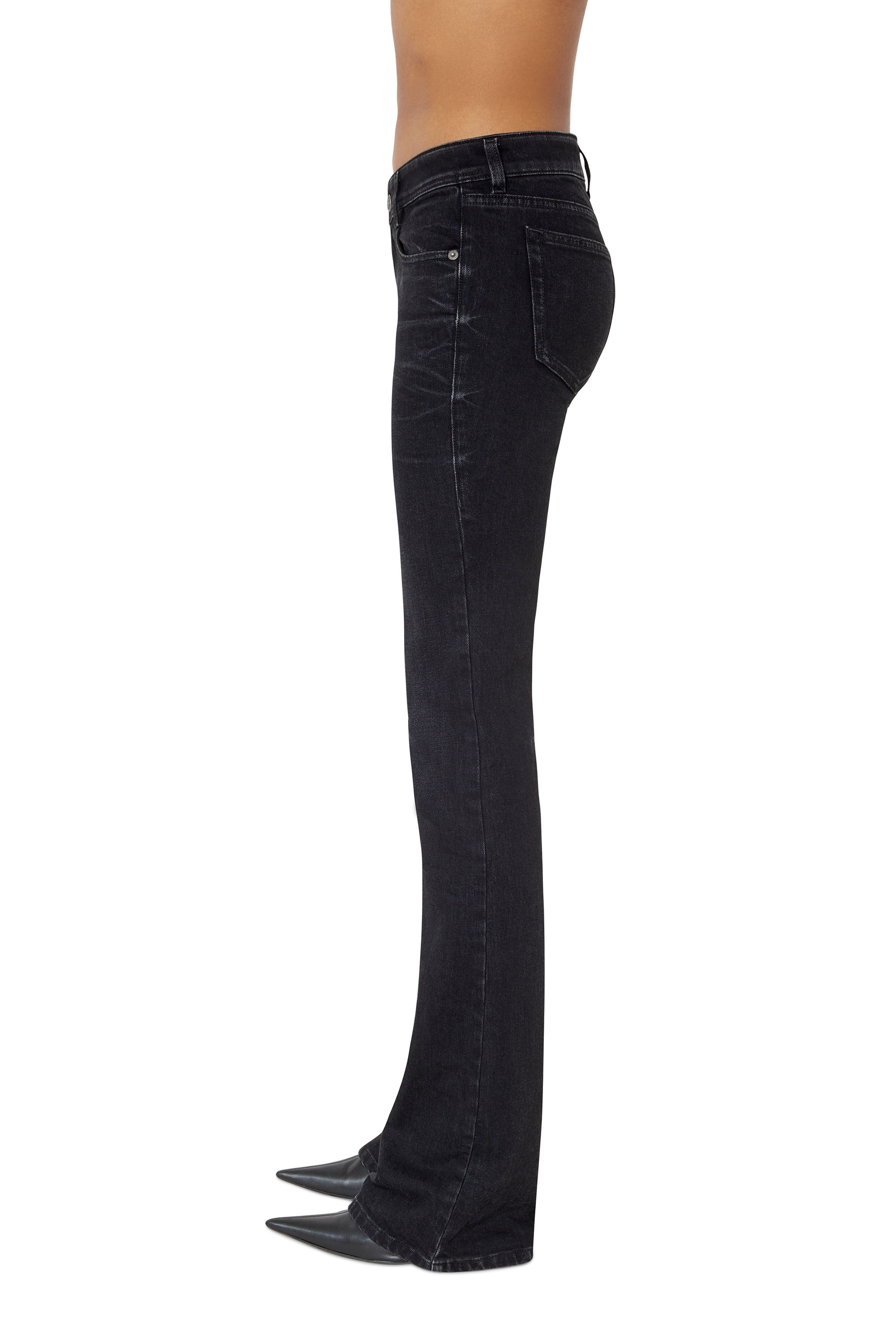 Diesel - 1969 D-EBBEY 09D48 Bootcut and Flare Jeans, Black/Dark grey - Image 5