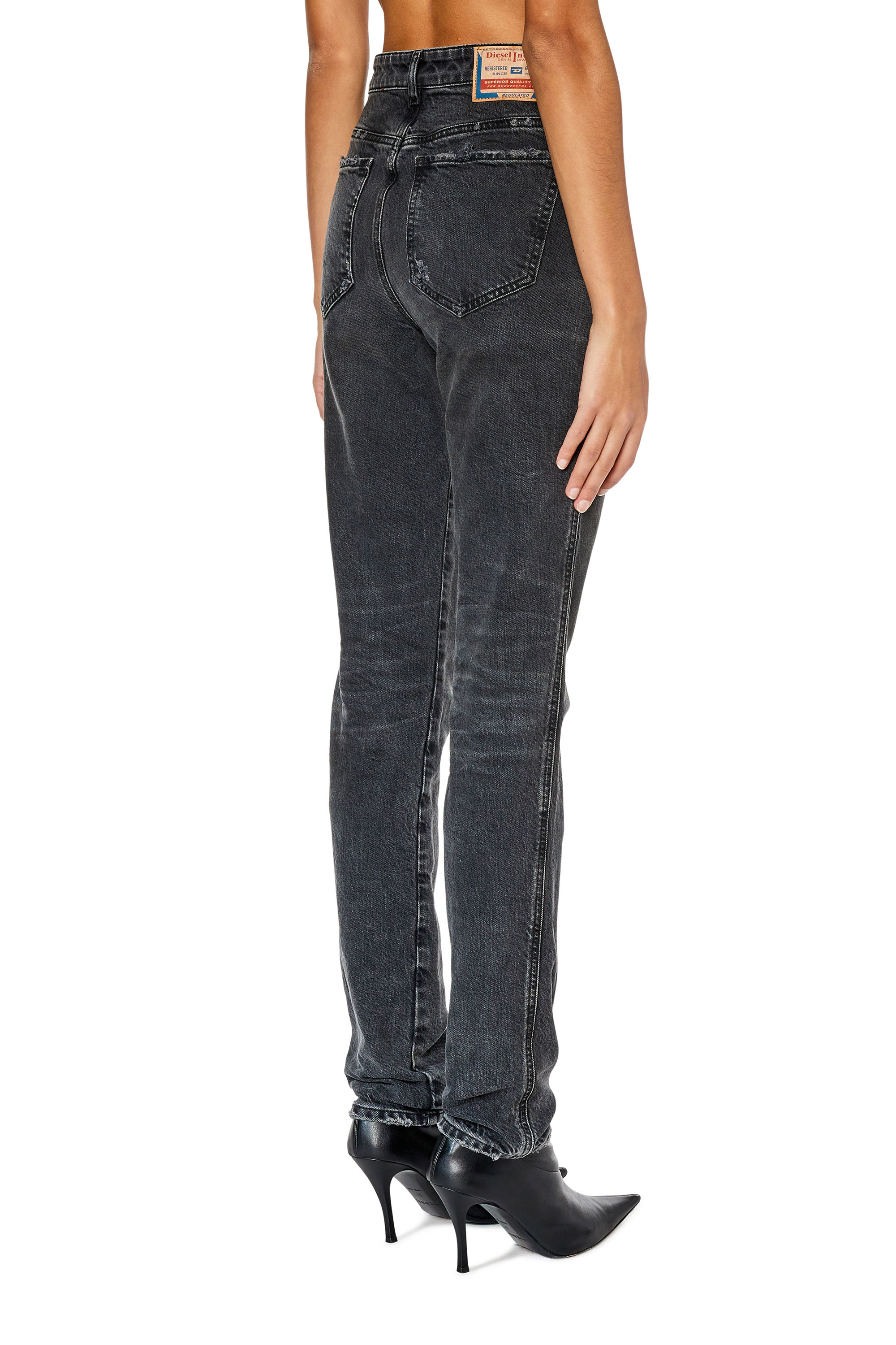 Diesel - 1994 09E78 Straight Jeans, Black/Dark grey - Image 2