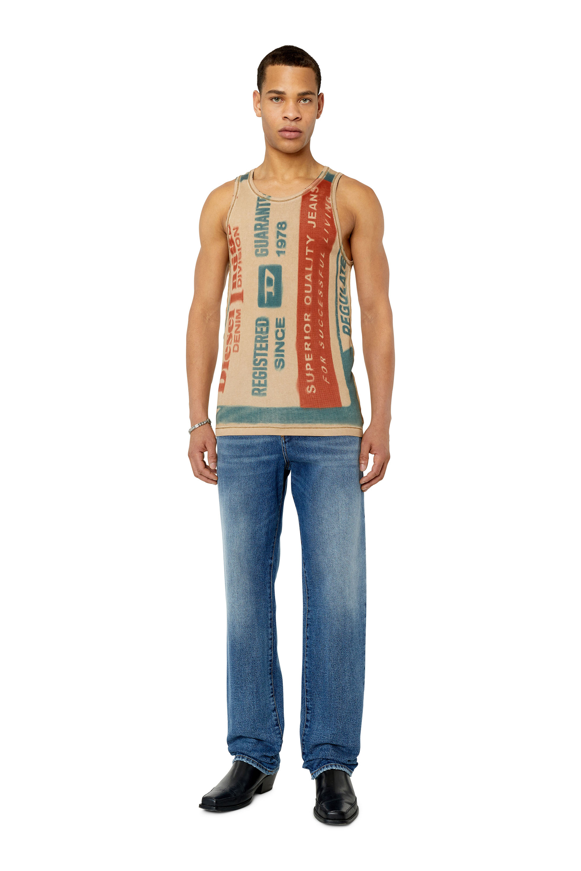 Diesel - 1955 D-Rekiv 09E68 Straight Jeans, Medium blue - Image 4