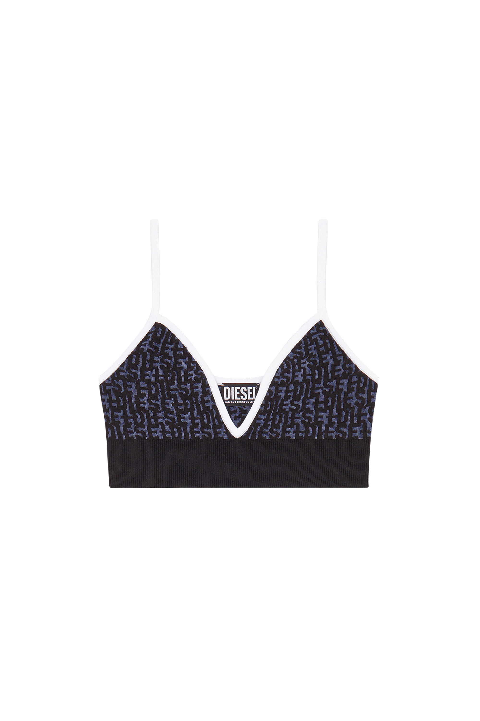 Diesel - M-ATHILDE-TOP, Black/Blue - Image 3