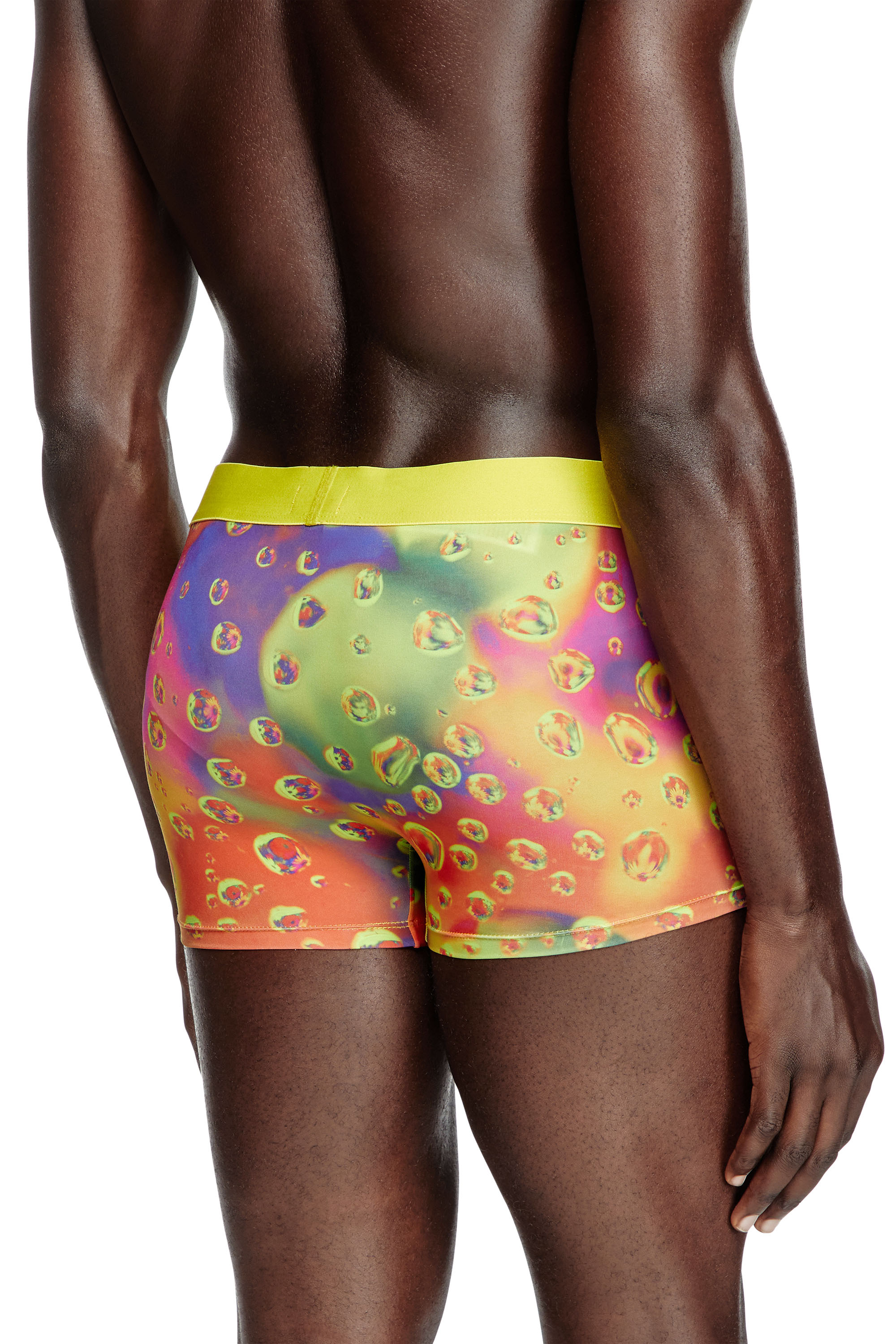 Diesel - DAMIEN-D-POP-40, Man's Boxer briefs with acid rain print in Multicolor - 3