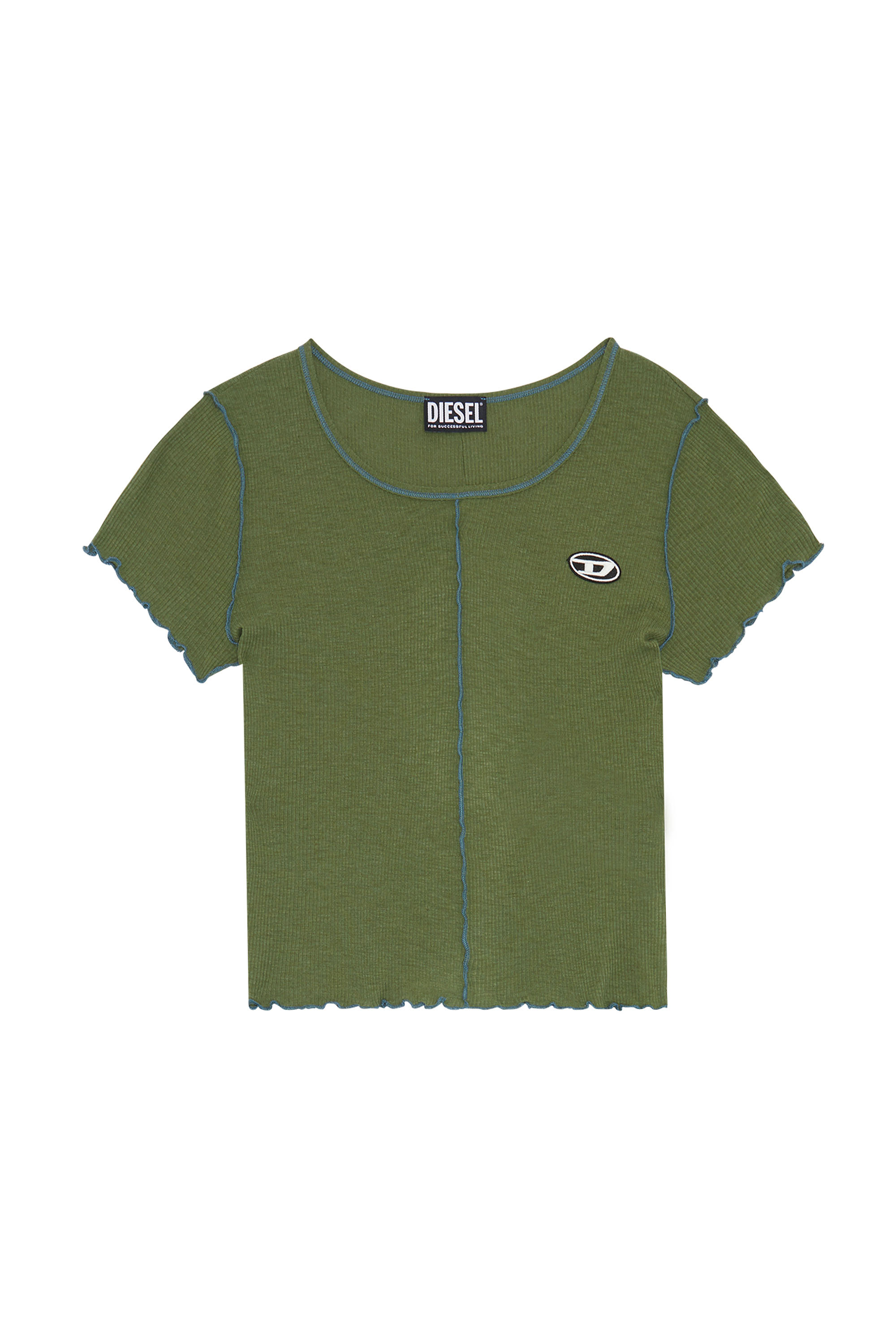 Diesel - T-RIBYELLE, Olive Green - Image 1