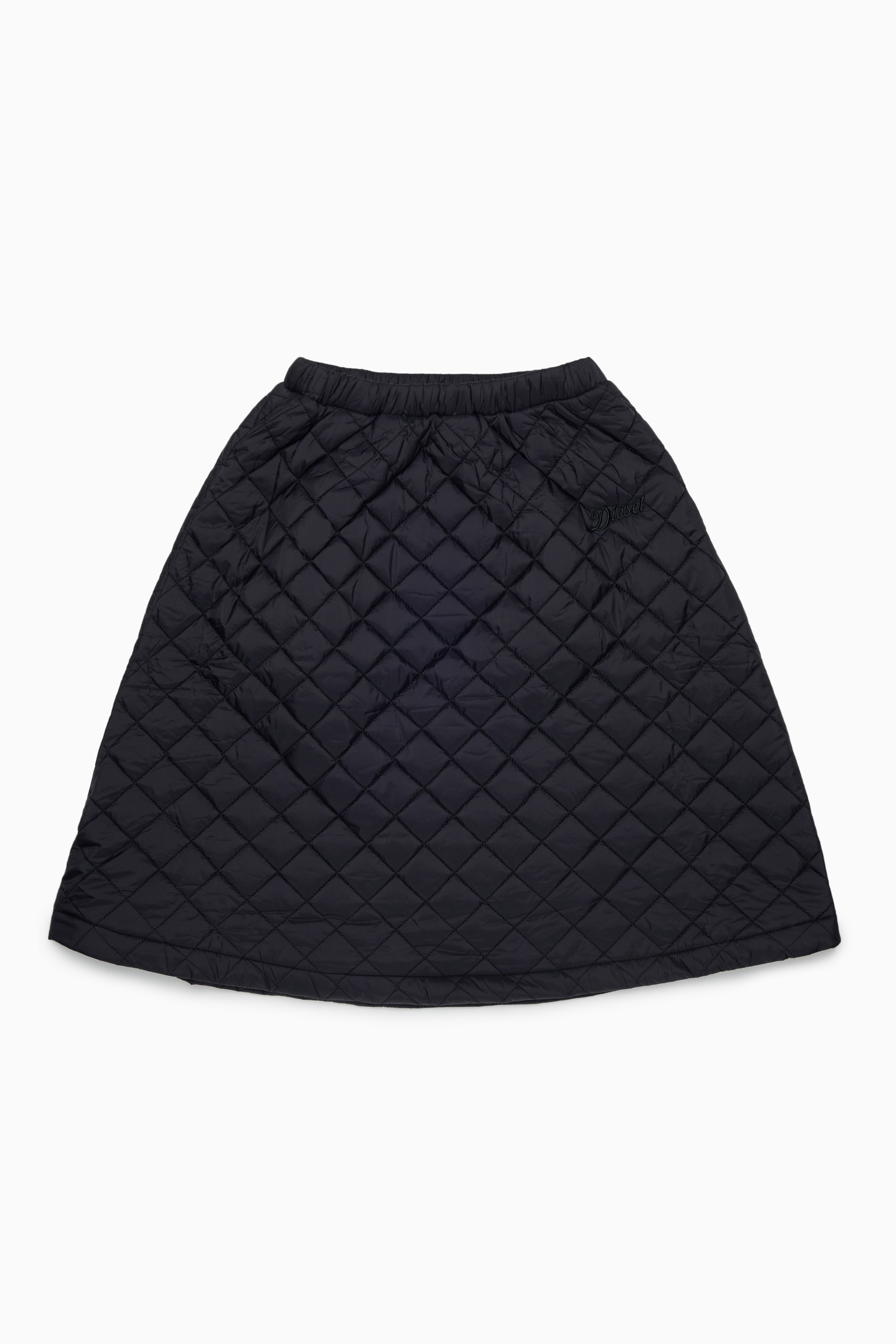 Diesel - GMONTY, Woman's Quilted nylon skirt in Black - 1