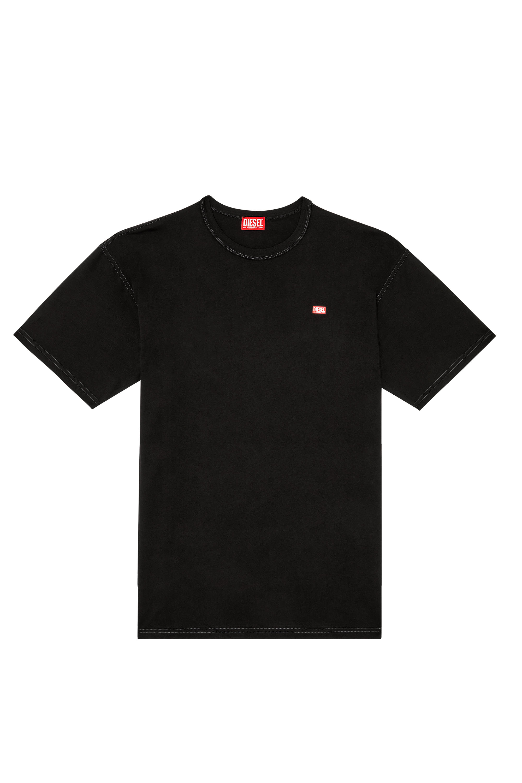 Diesel - T-BOXT-R30, Man's T-shirt with small logo in Black - 3