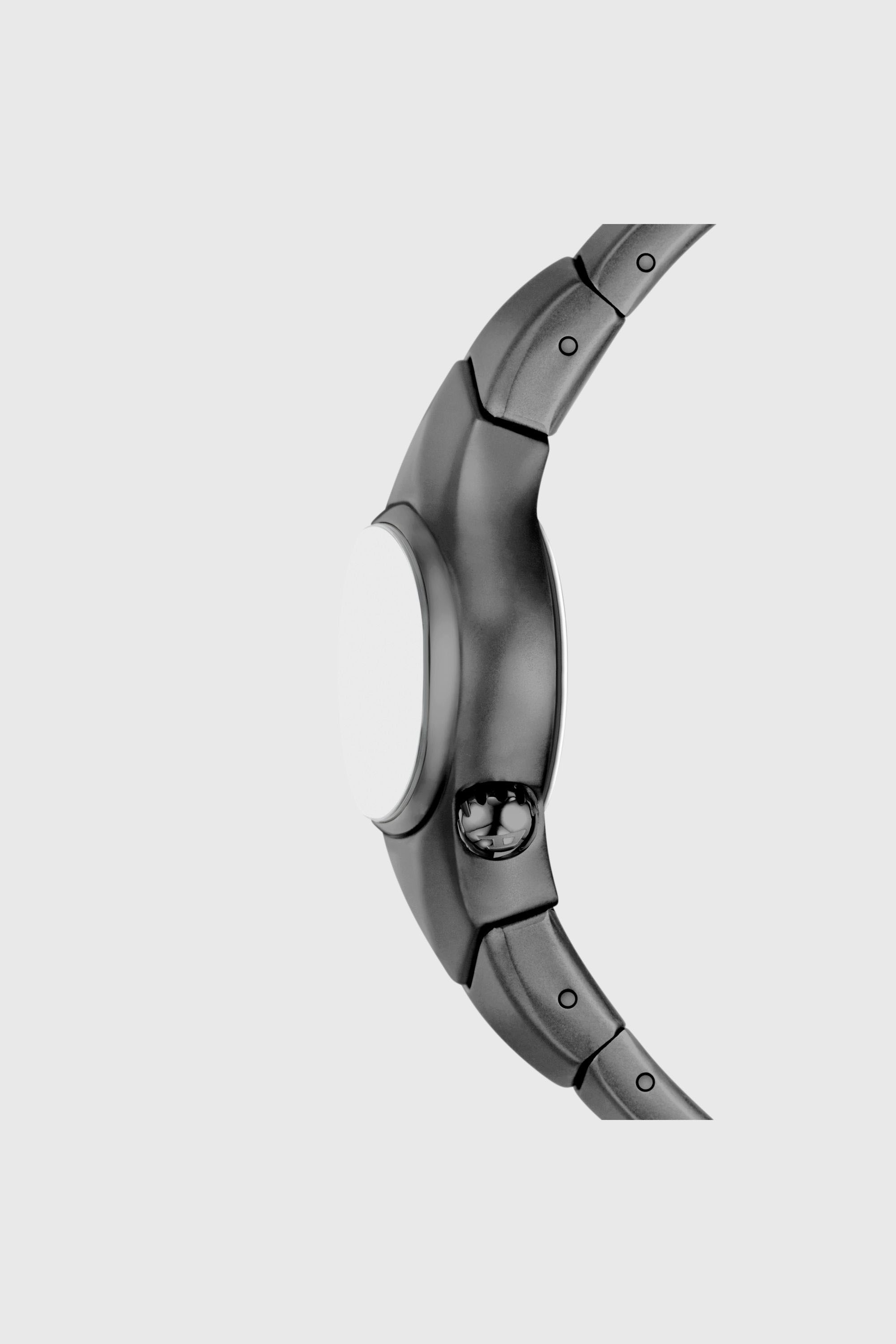 Diesel - DZ2229 WATCH, Man's D-Rush gunmetal Stainless steel watch in Dark grey - 3