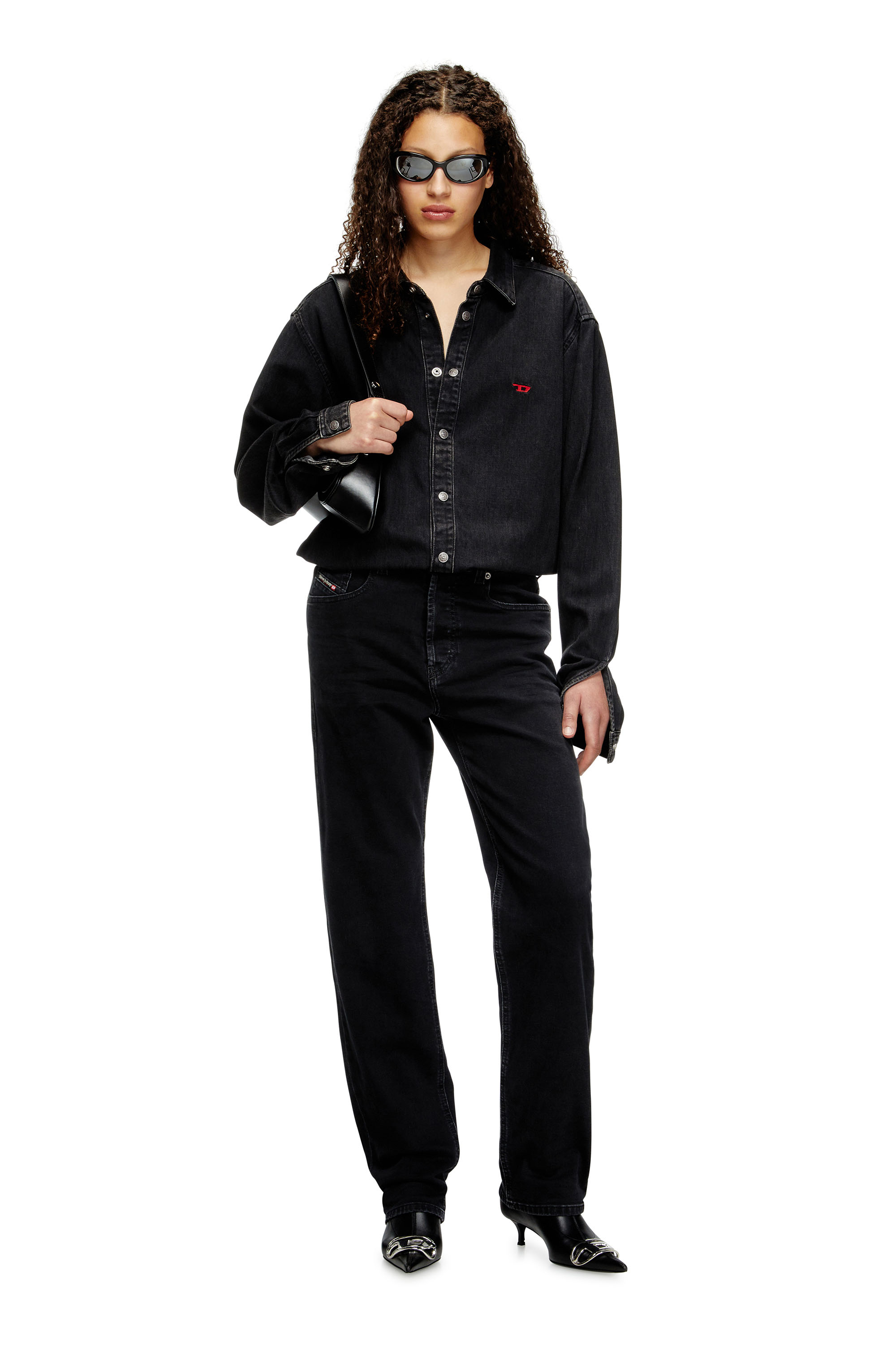 Regular Jeans 1988 D-Ark 09M69, Black/Dark grey Diesel - Woman's Regular Jeans 1988 D-Ark 09M69, Black/Dark grey - 1