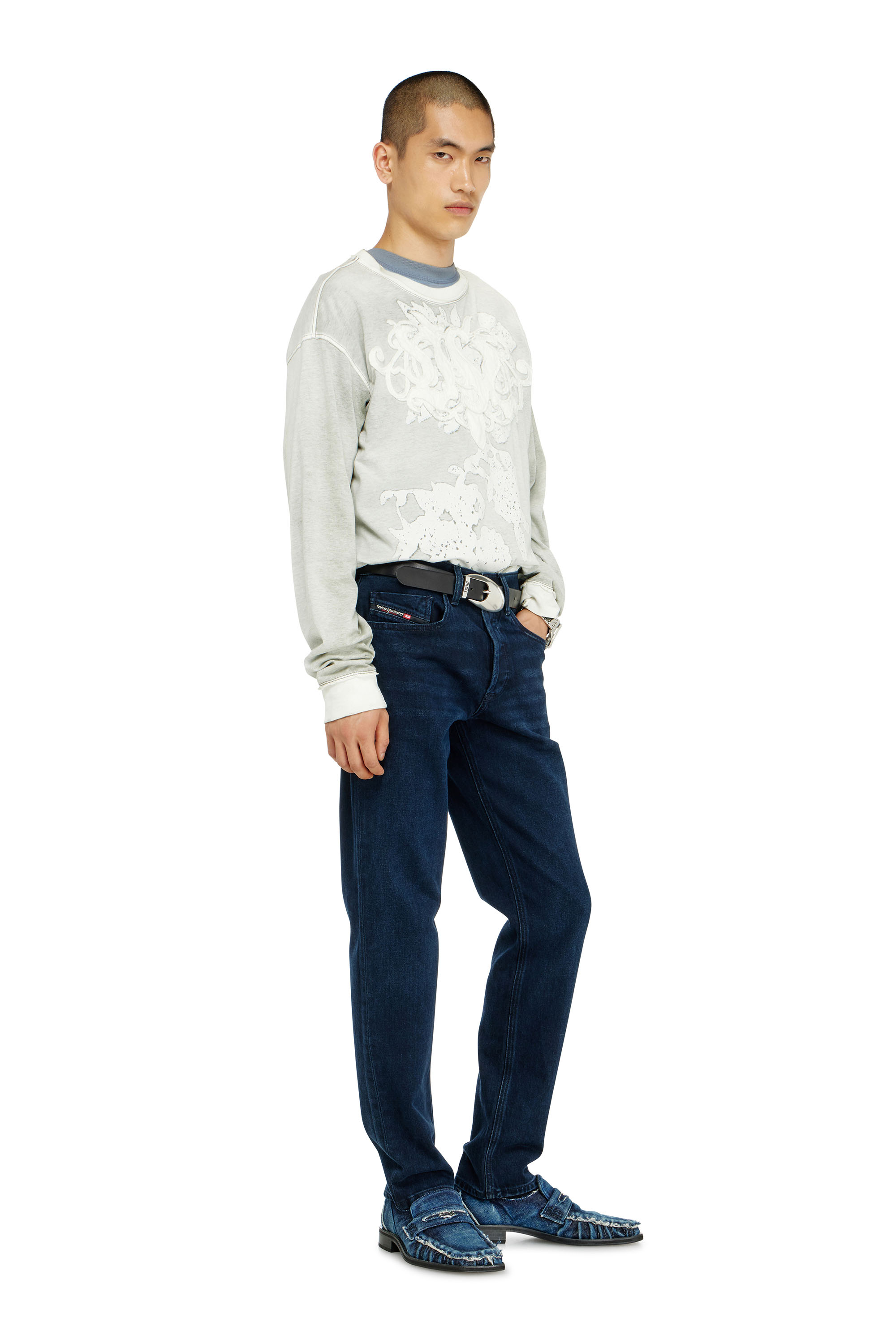 Diesel - Man's Regular Jeans 2023 D-Finitive 0KBBJ, Dark Blue - 3