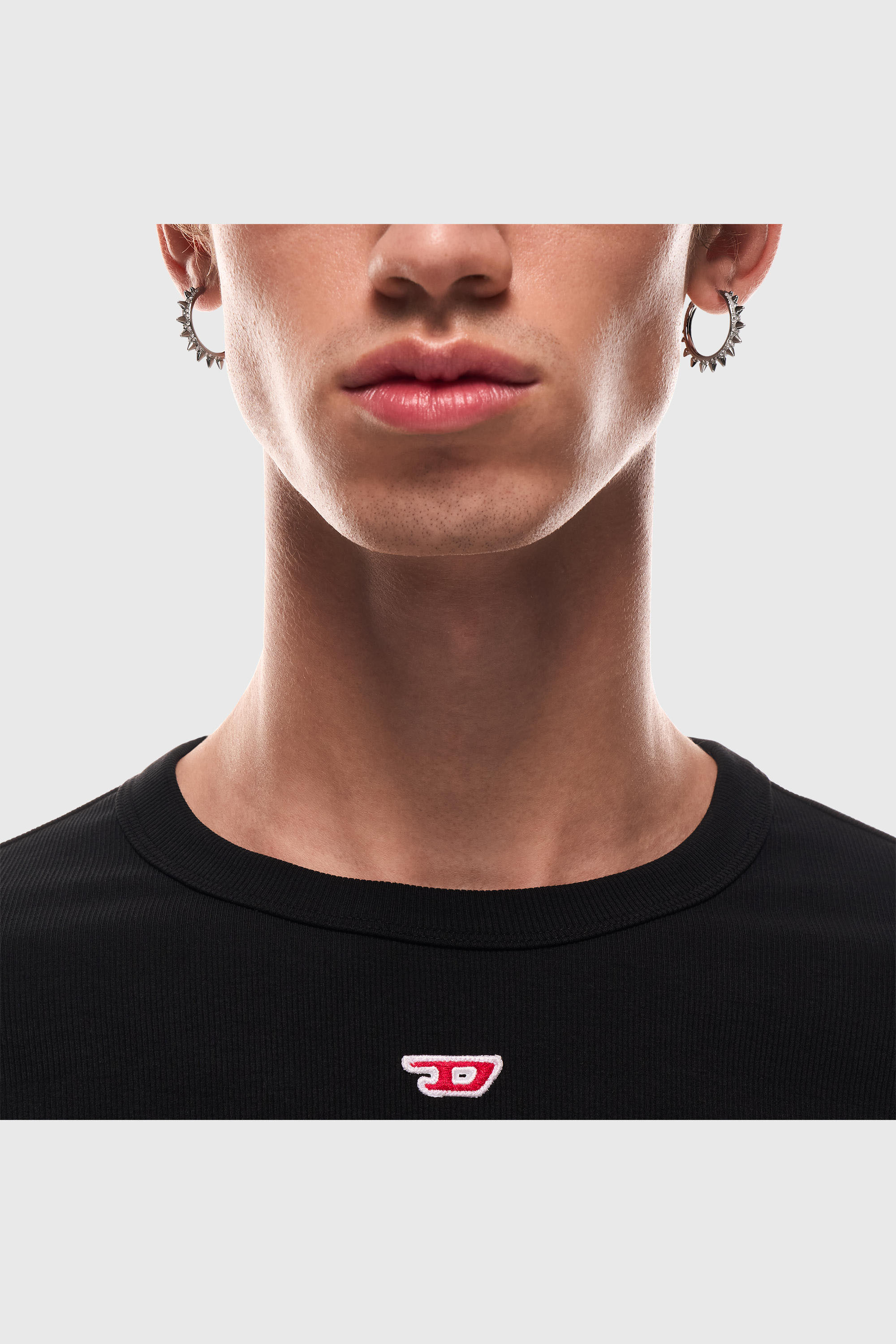 Diesel - DX1722040, Unisex's Stainless Steel Hoop Earrings in Silver - 4