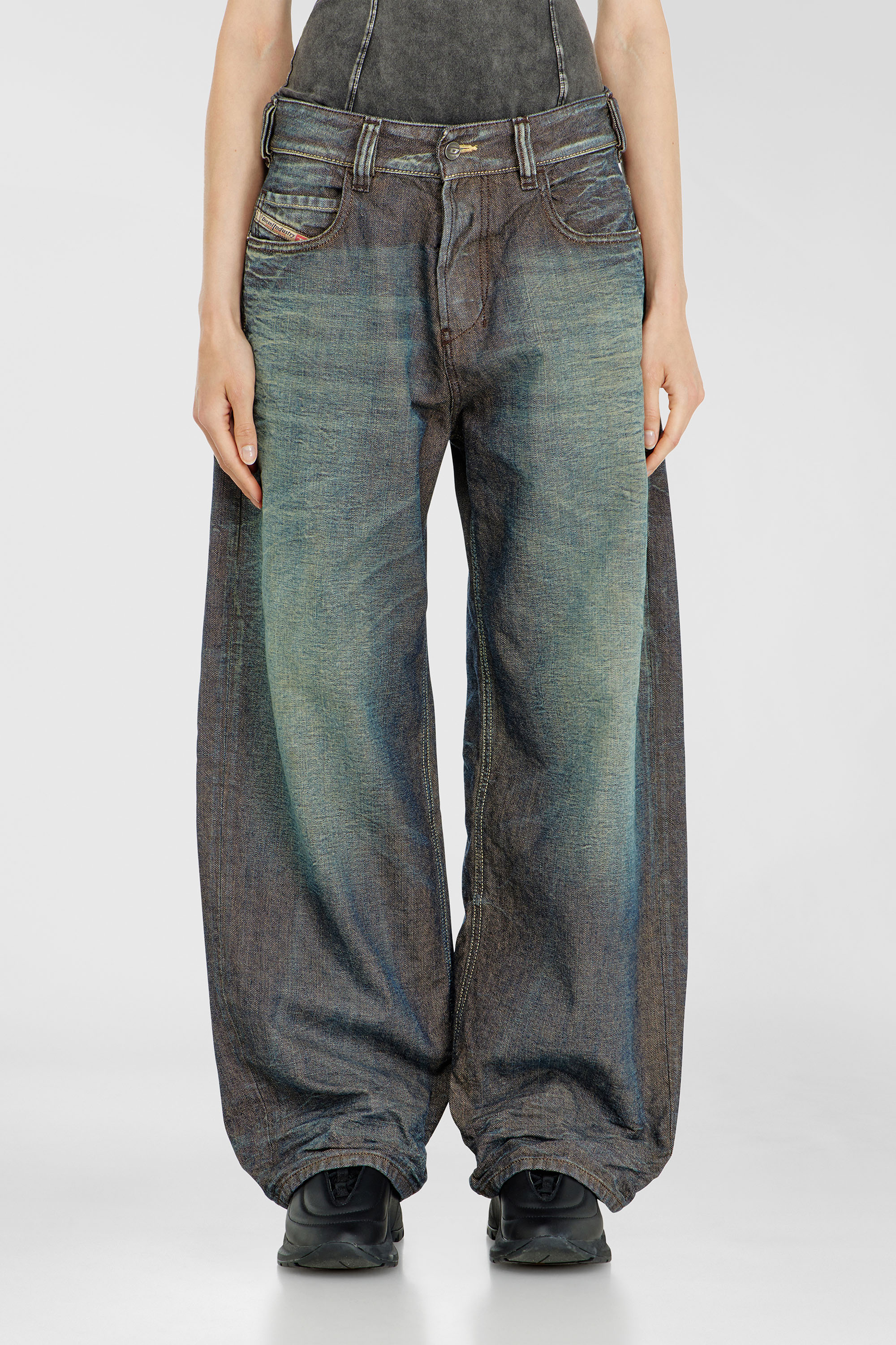 Diesel - Unisex's Relaxed Jeans 1997 D-Enim-M 007EM, Dark Blue - 6