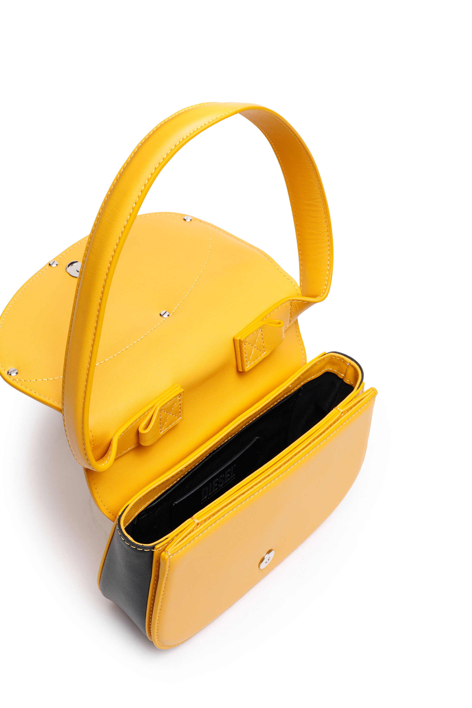 Diesel - 1DR, Woman's 1DR - Iconic shoulder bag in nappa leather in Yellow - 4