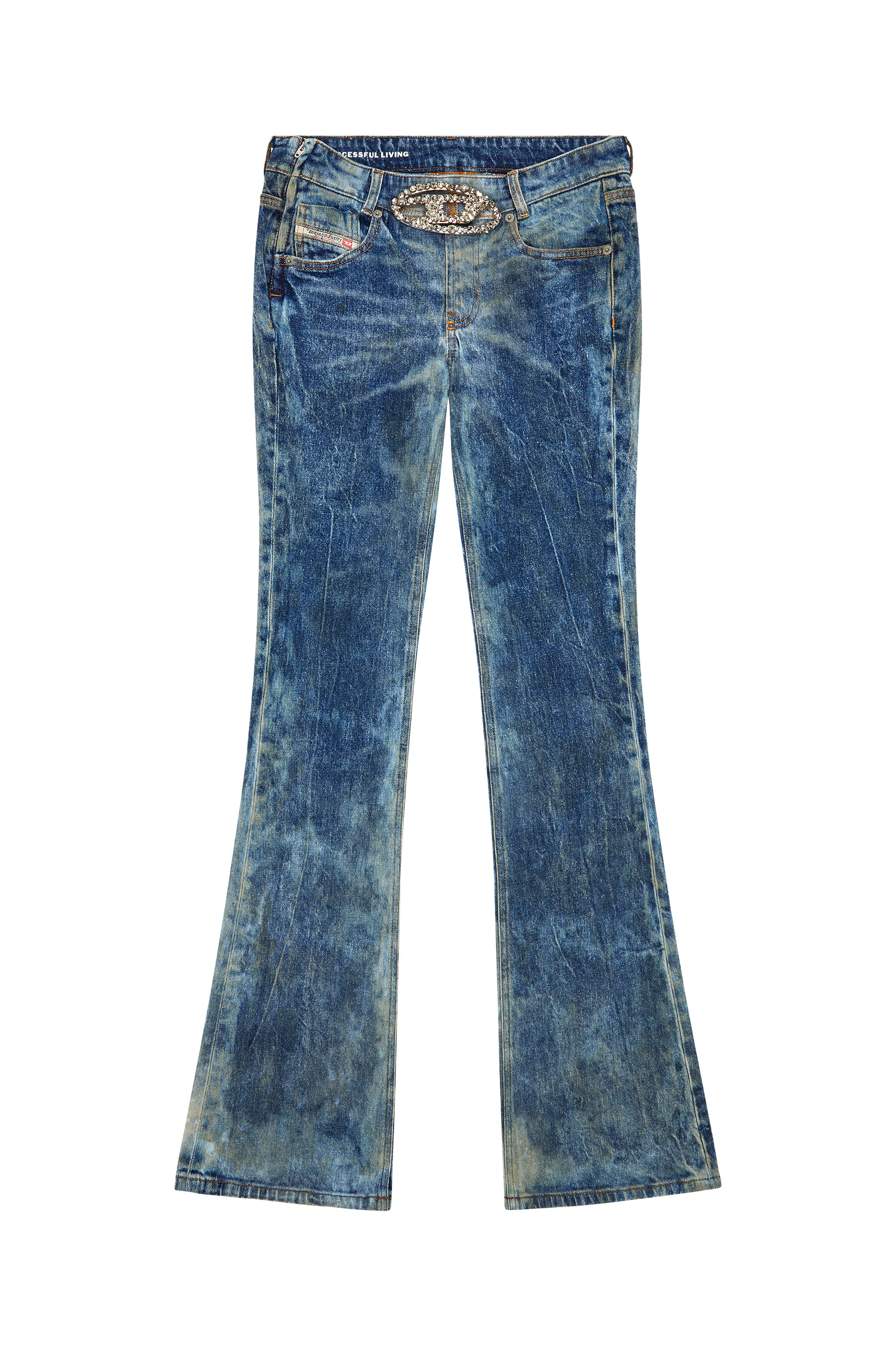 Diesel - Woman's Bootcut Jeans 1969 D-Ebbey 0PGAL, Dark Blue - 2