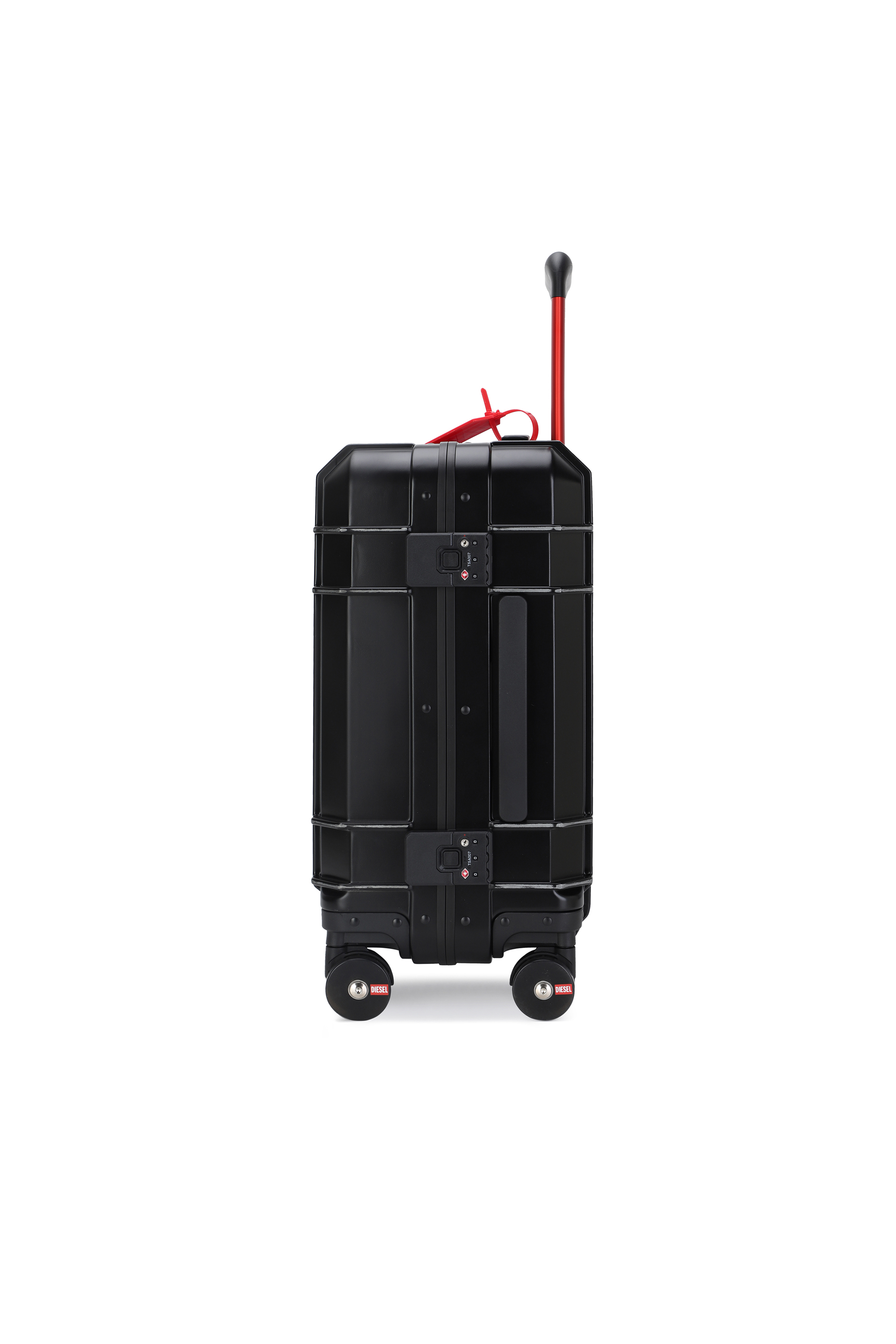 Diesel - DIESEL PC STRONG IMAGE TROLLEY- DSL003, Unisex's Rugged suitcase size S in Black - 4