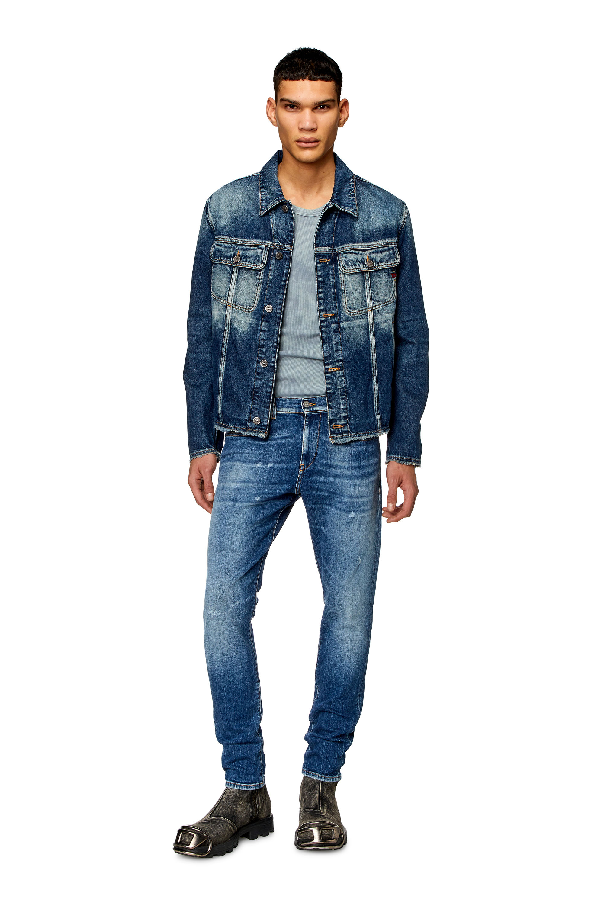 Diesel - Slim Jeans 2019 D-Strukt 007T3, Medium blue - Image 1