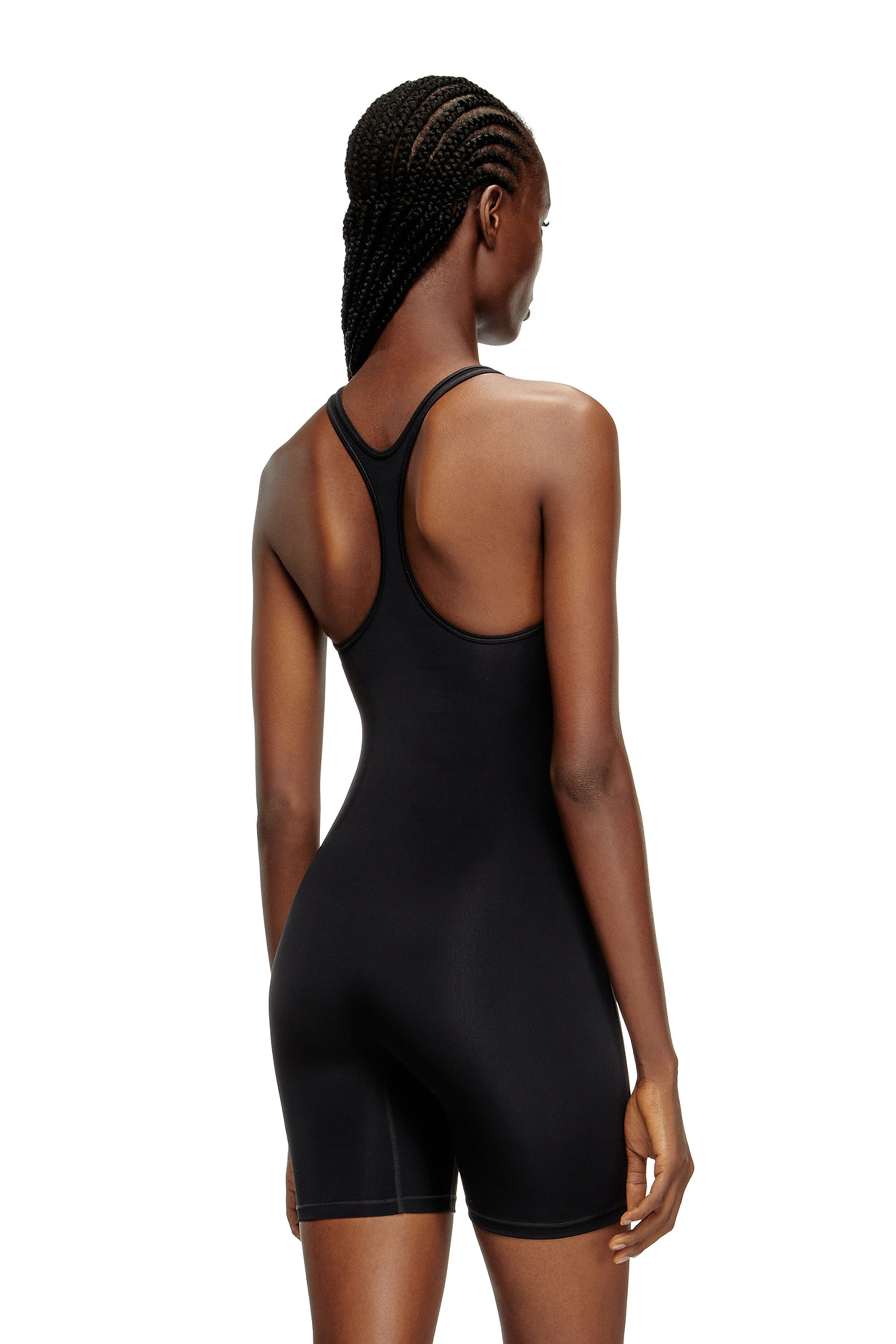 Diesel - NYDIA-UTLT, Woman's Racer back playsuit in Black - 4